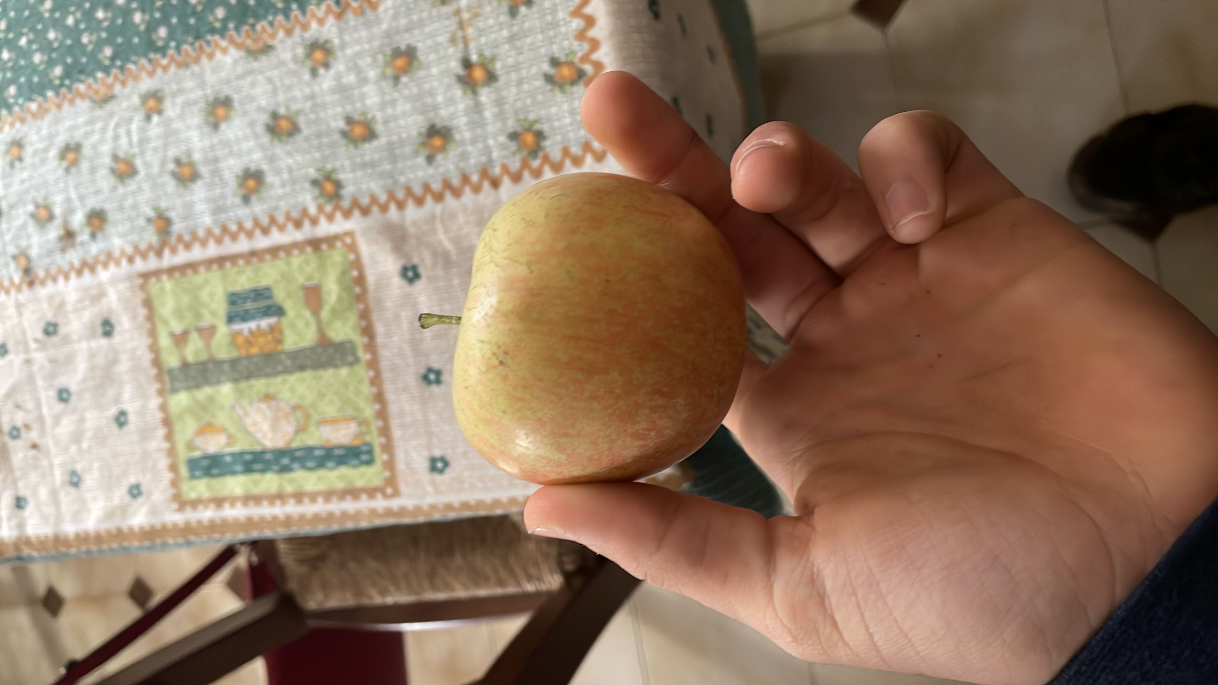 A small apple with moderate nutritional content.