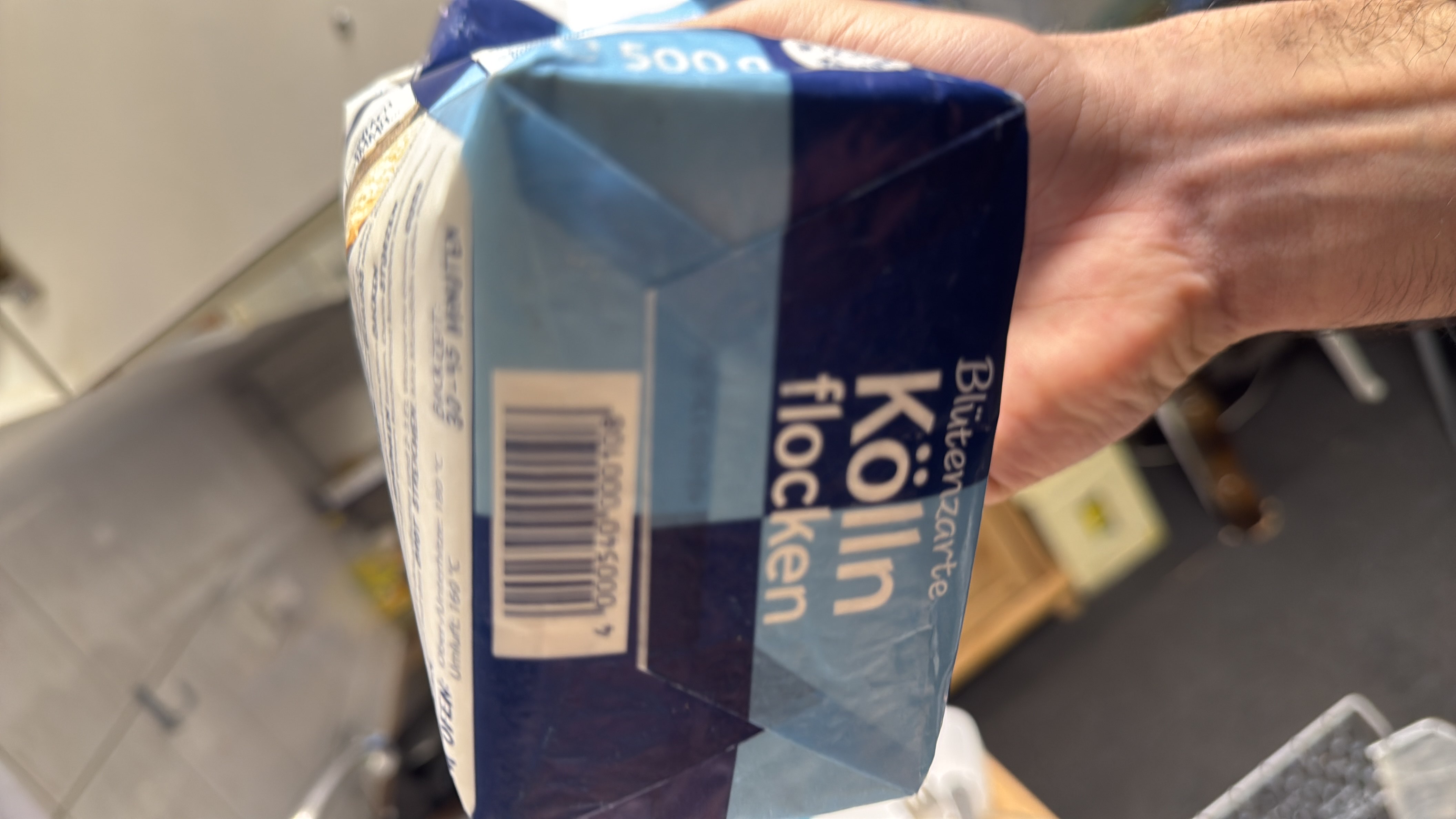 The image contains a packaged food item, but the nutritional information is not clearly visible or readable.