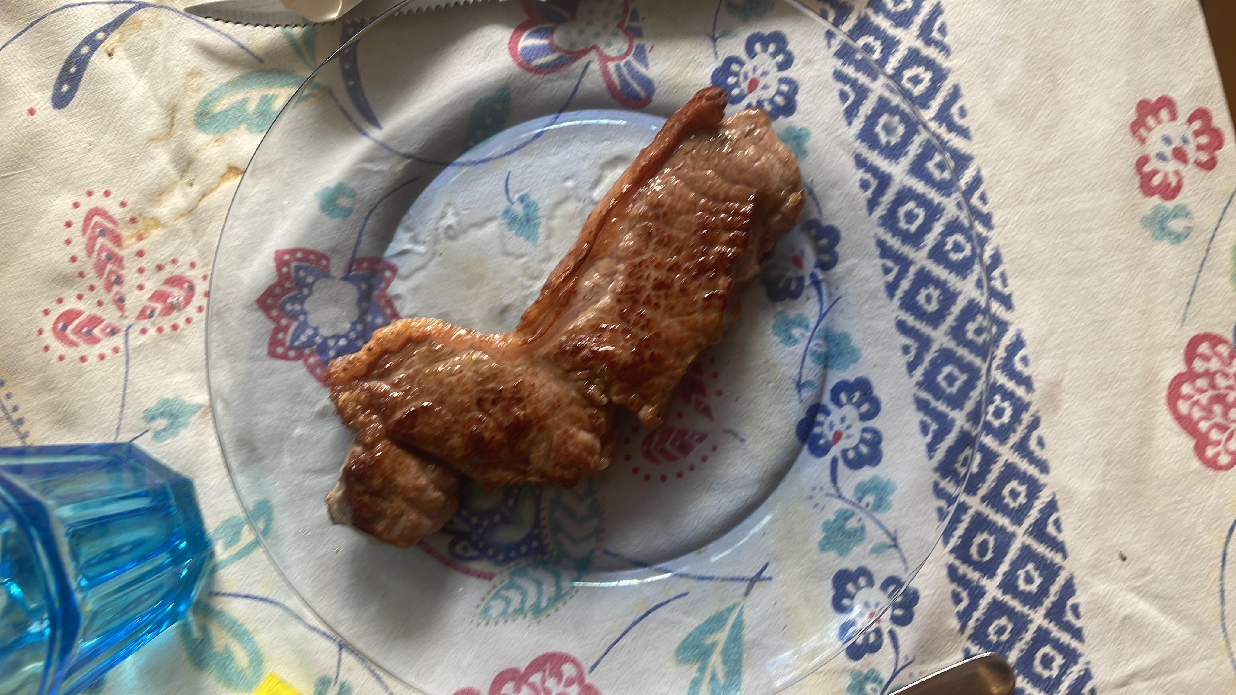 A cooked steak served on a plate, providing a high-protein, low-carb meal option.