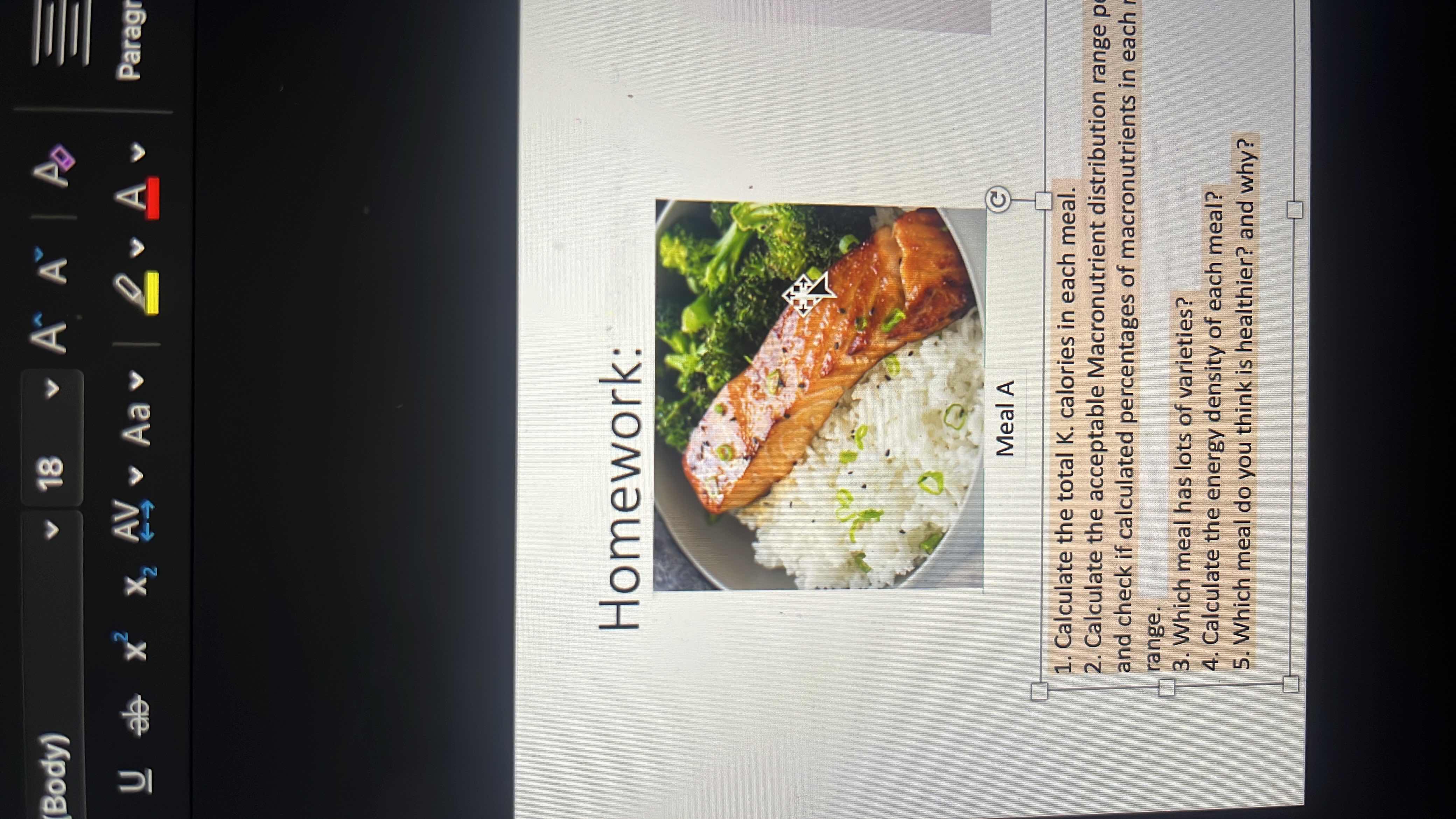 A balanced meal consisting of salmon, rice, and broccoli, providing a good mix of protein, carbs, and fats.
