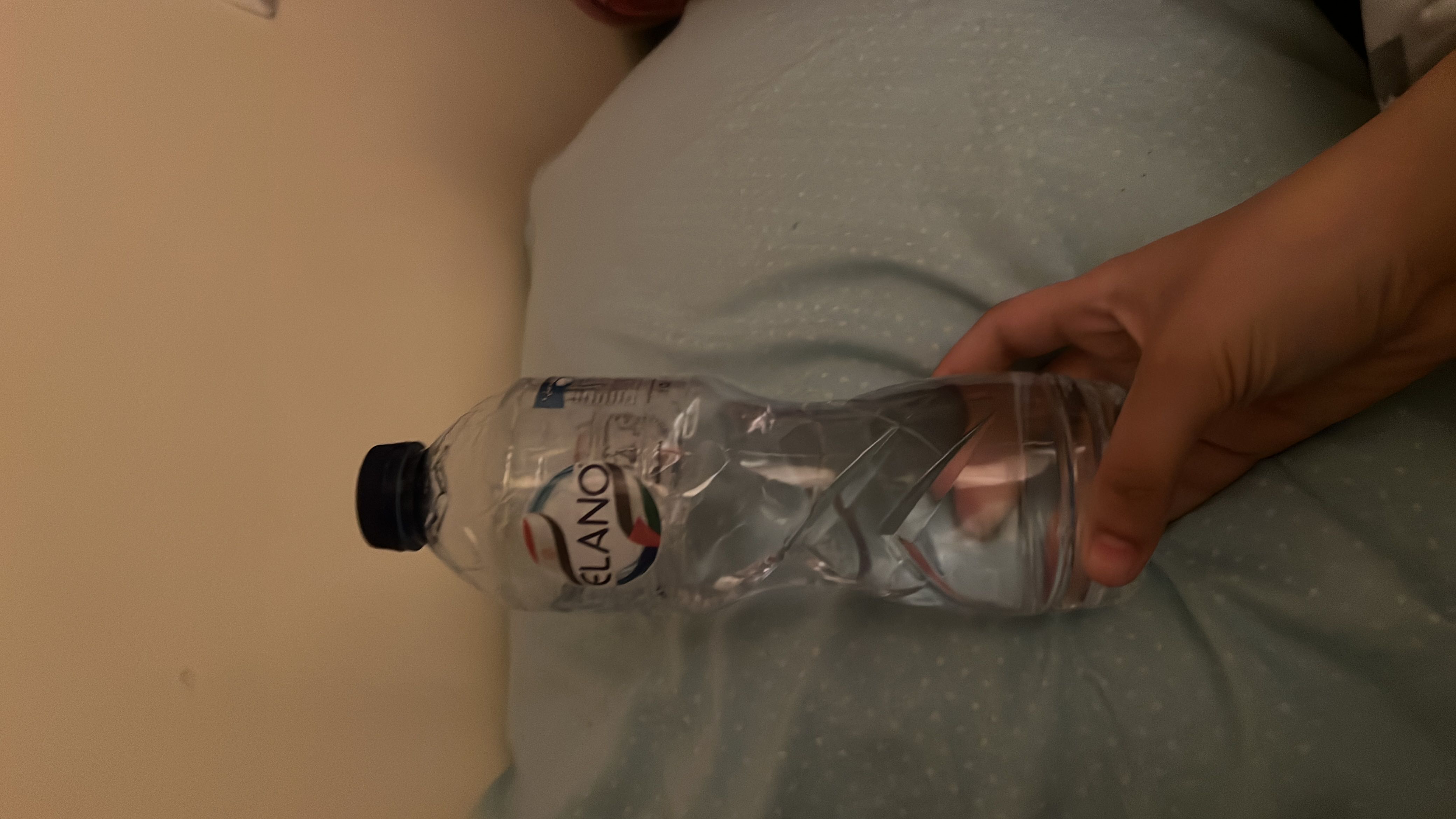 This is a bottle of water with no calories, protein, carbs, or fats, making it a highly healthy and hydrating option.
