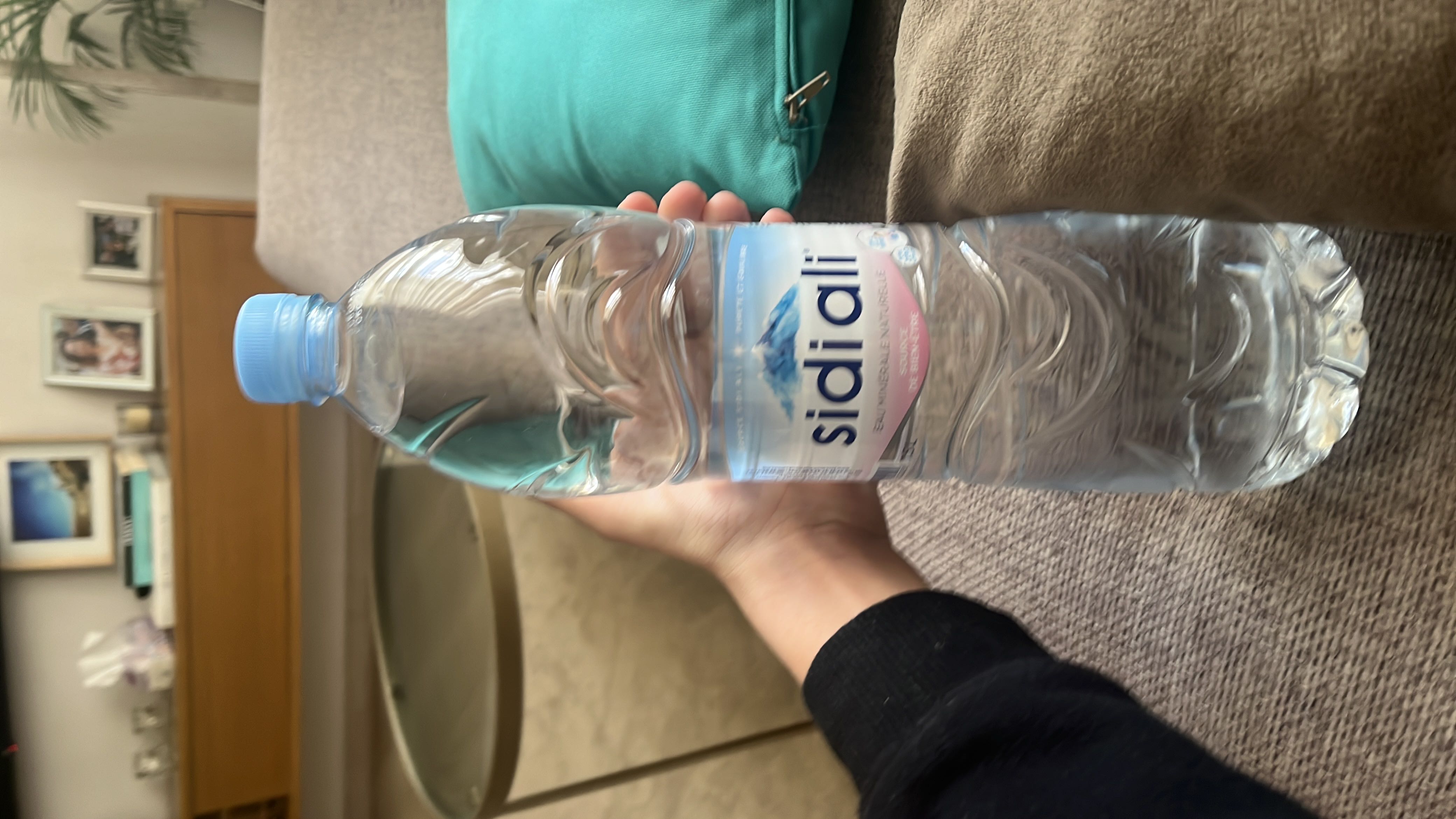 This is a bottle of natural mineral water with no calories, protein, carbs, or fats, making it a highly healthy and hydrating option.