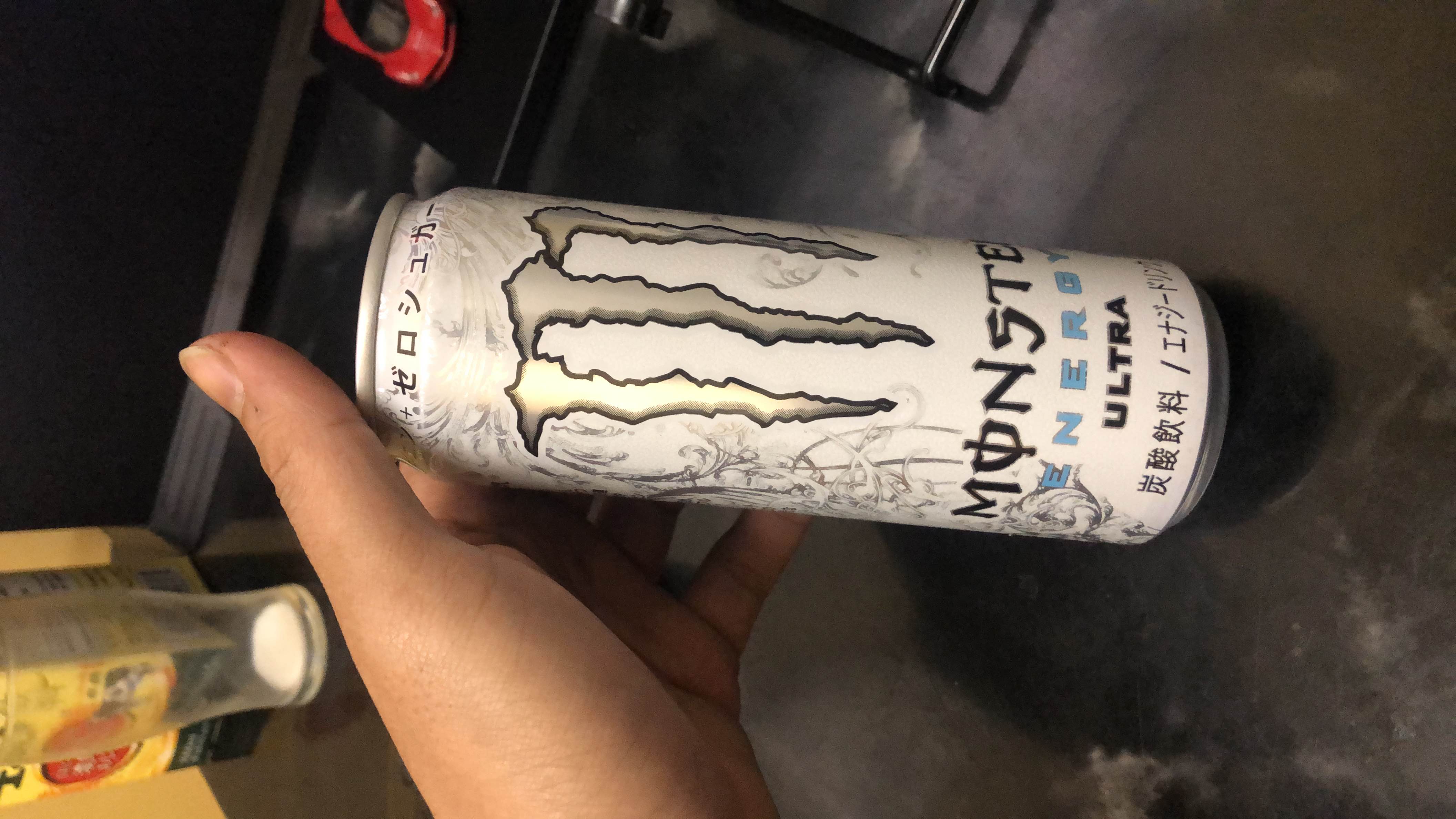 Monster Energy Ultra is a low-calorie energy drink with minimal carbs and no fats, featuring artificial sweeteners and carbonated water.