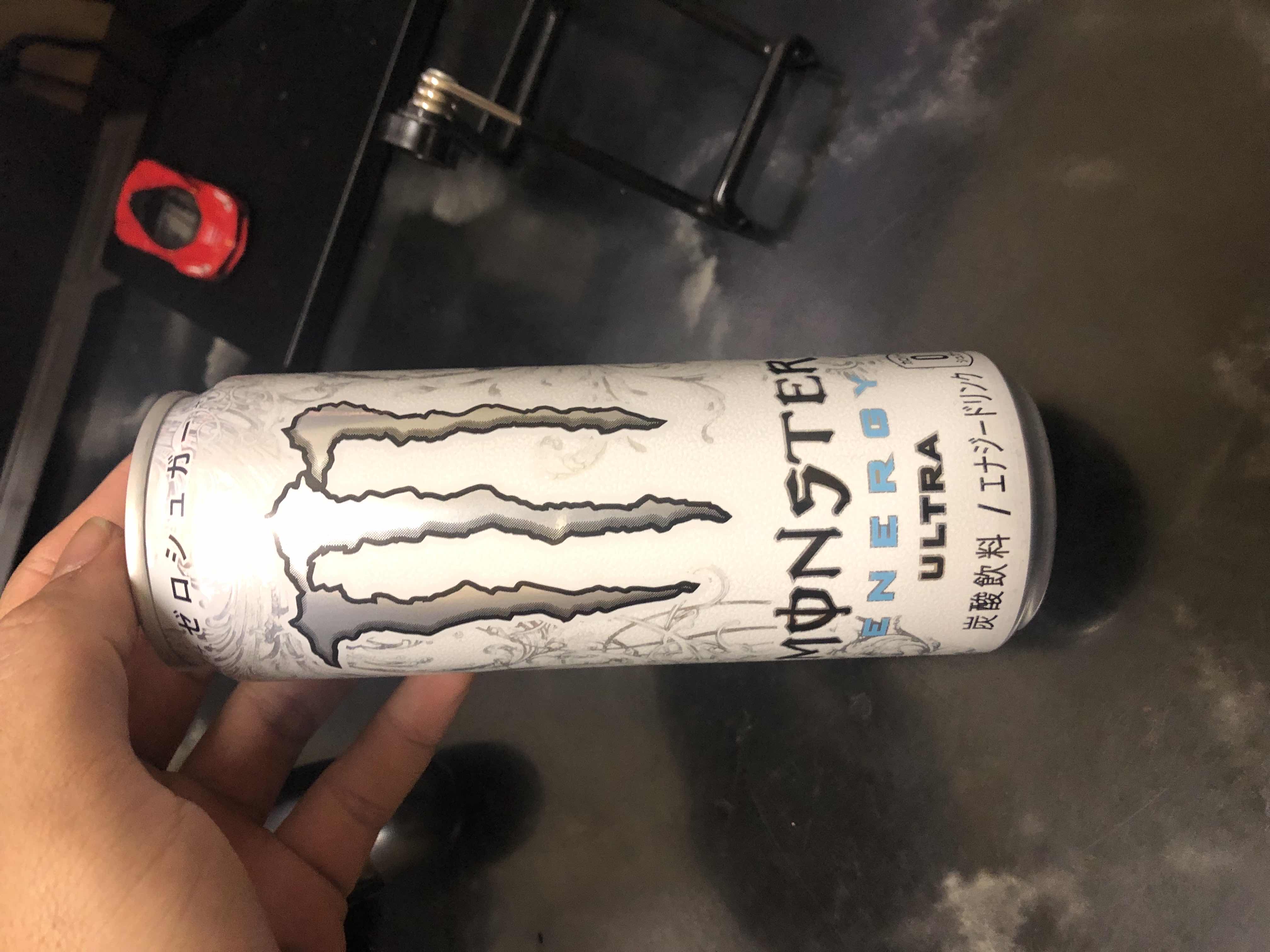 Monster Energy Ultra is a zero-calorie, sugar-free energy drink with no protein, carbs, or fats.