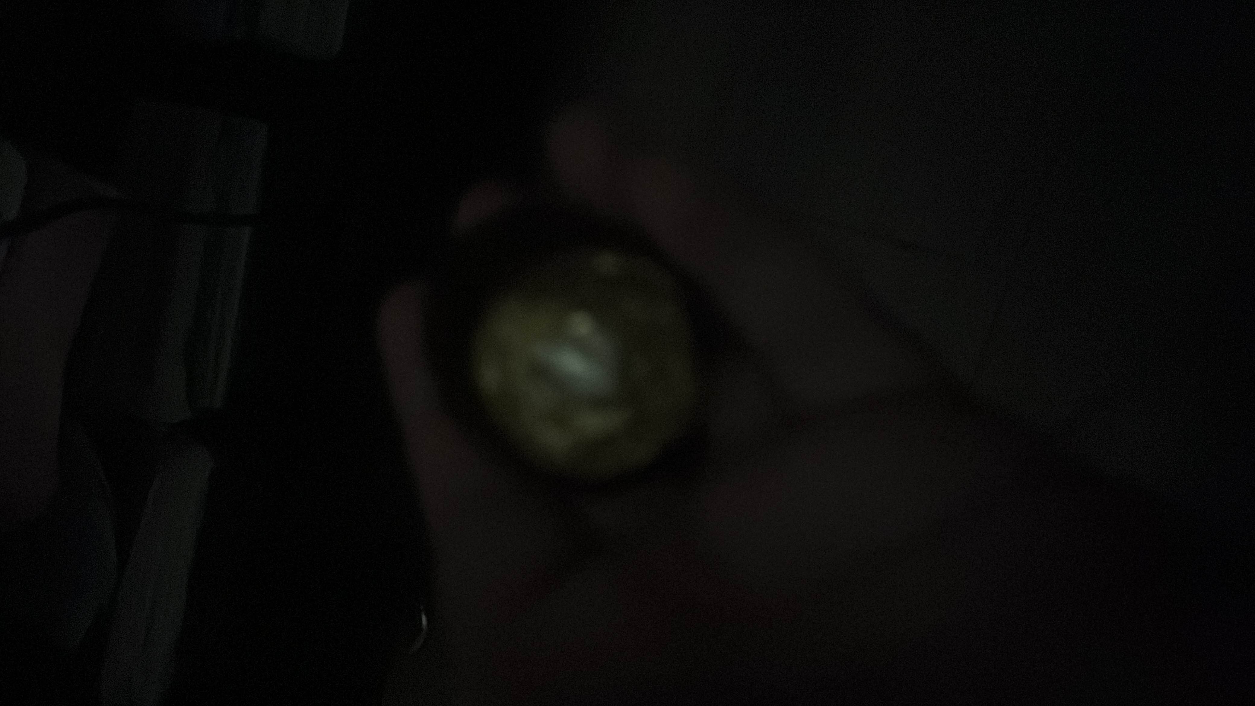 The image is too dark to extract any nutritional information or identify ingredients.