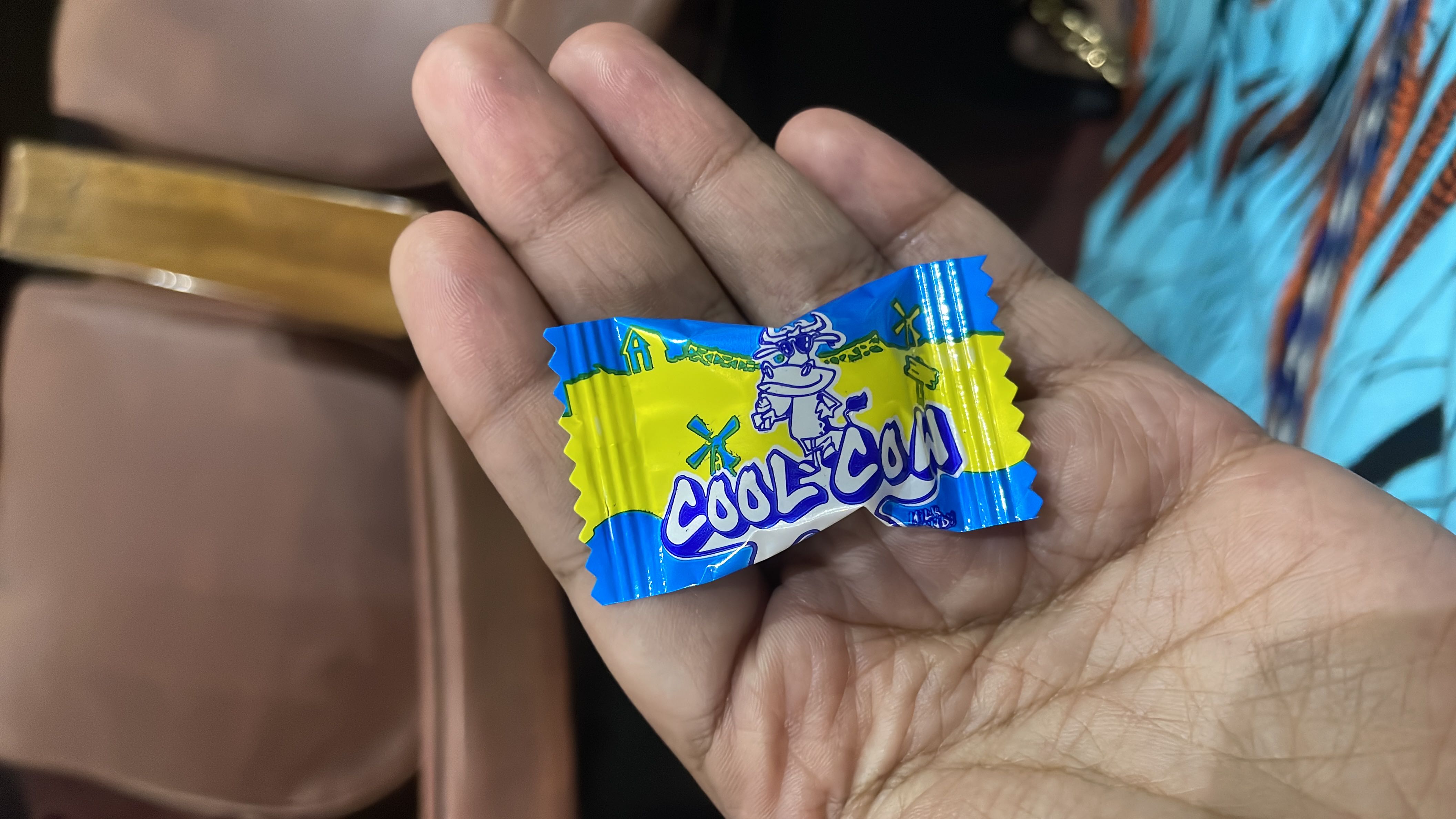 A small candy with a sweet flavor, primarily composed of sugar and minimal fats.