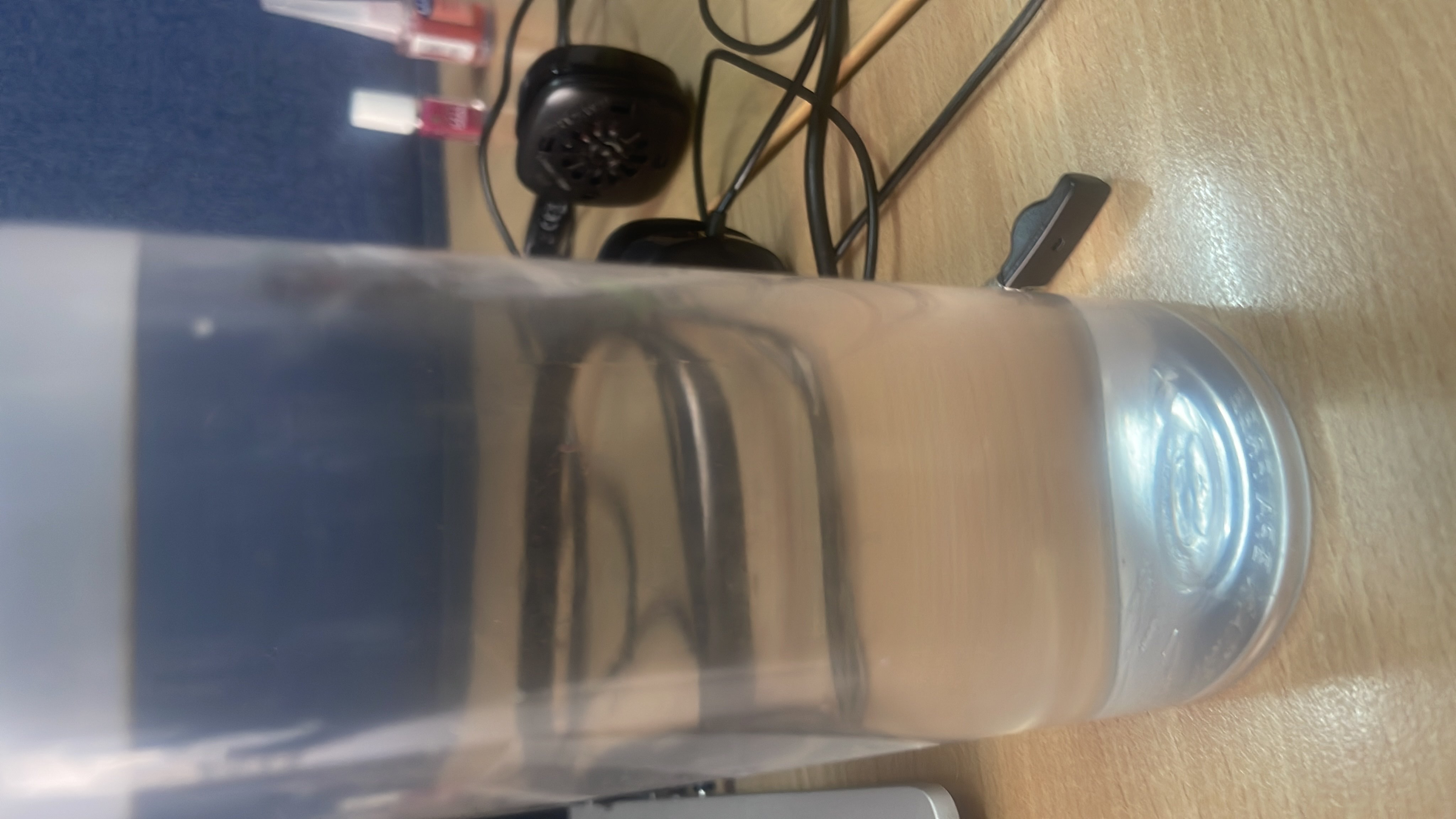 A bottle of water with no calories, fats, proteins, or carbohydrates, making it a highly hydrating and healthy choice.