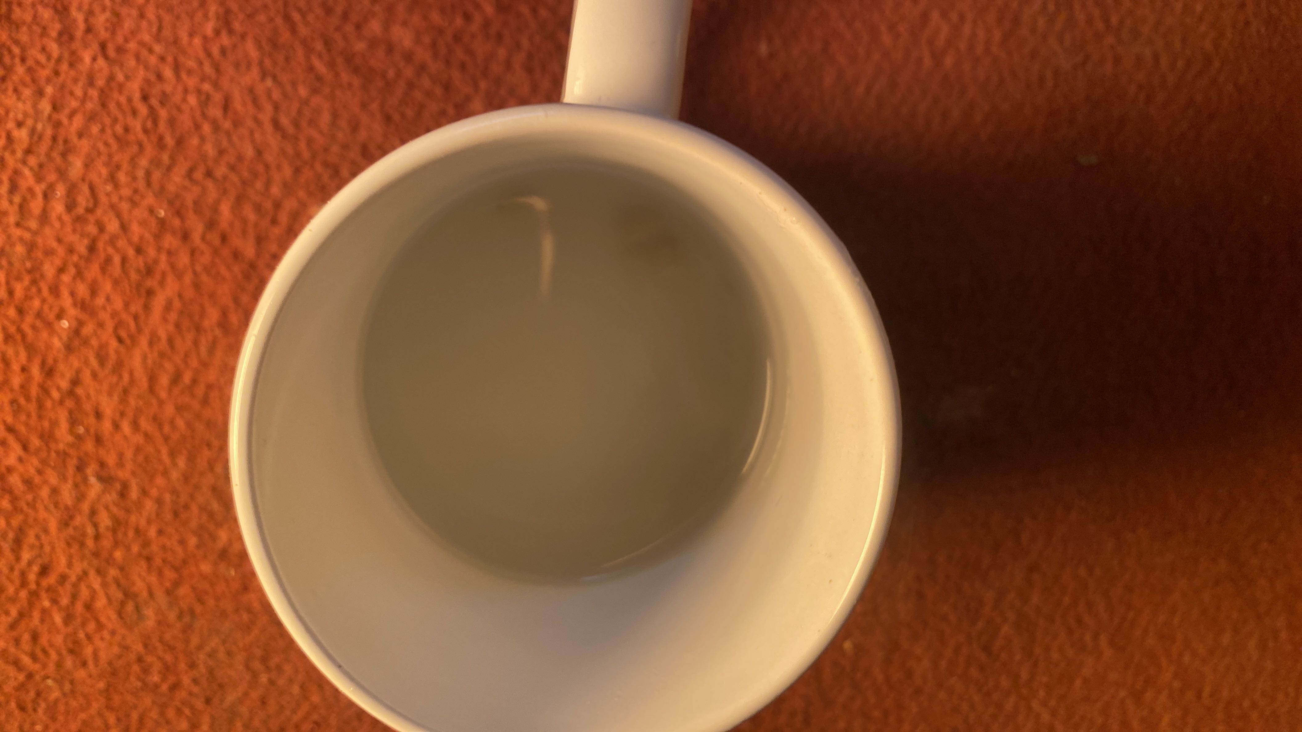 A cup of warm lemon water, a low-calorie beverage known for its hydrating and digestive benefits.