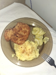 Breaded Cutlet with Sides