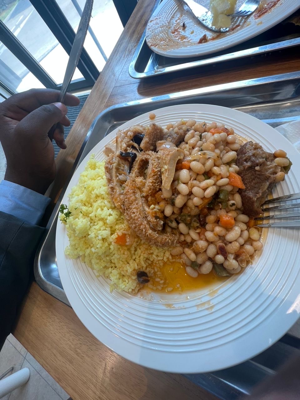 Rice with beans and tripe