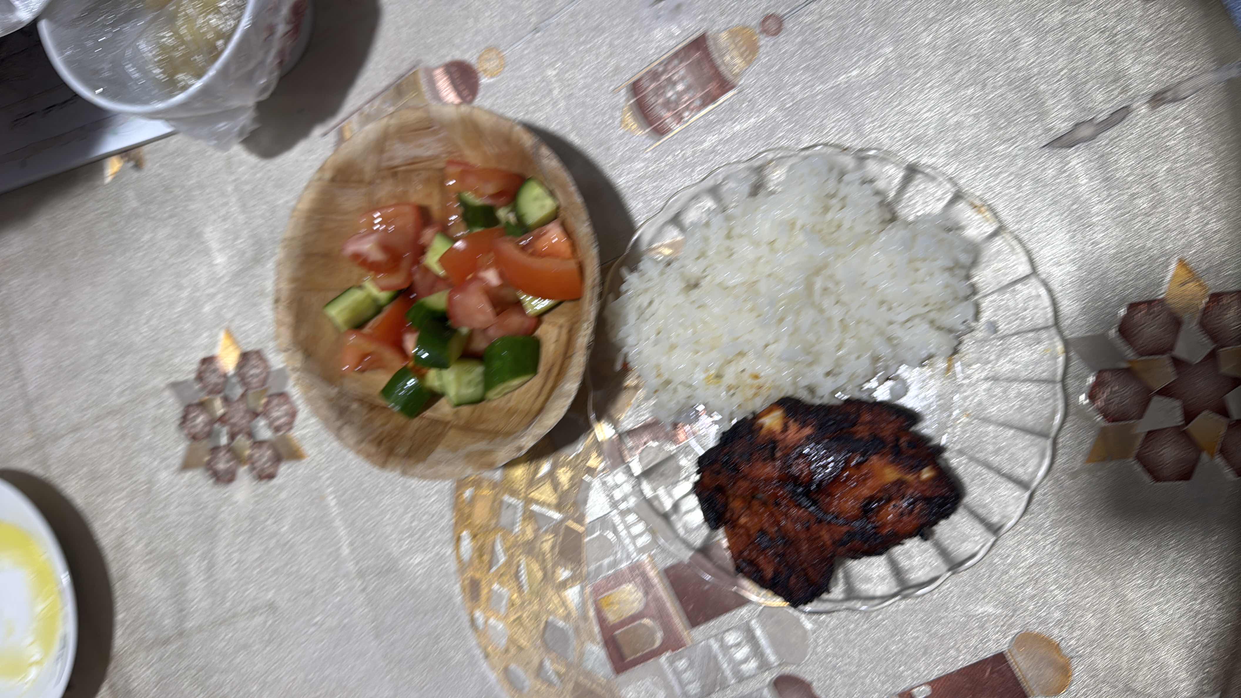 Grilled Chicken with Rice