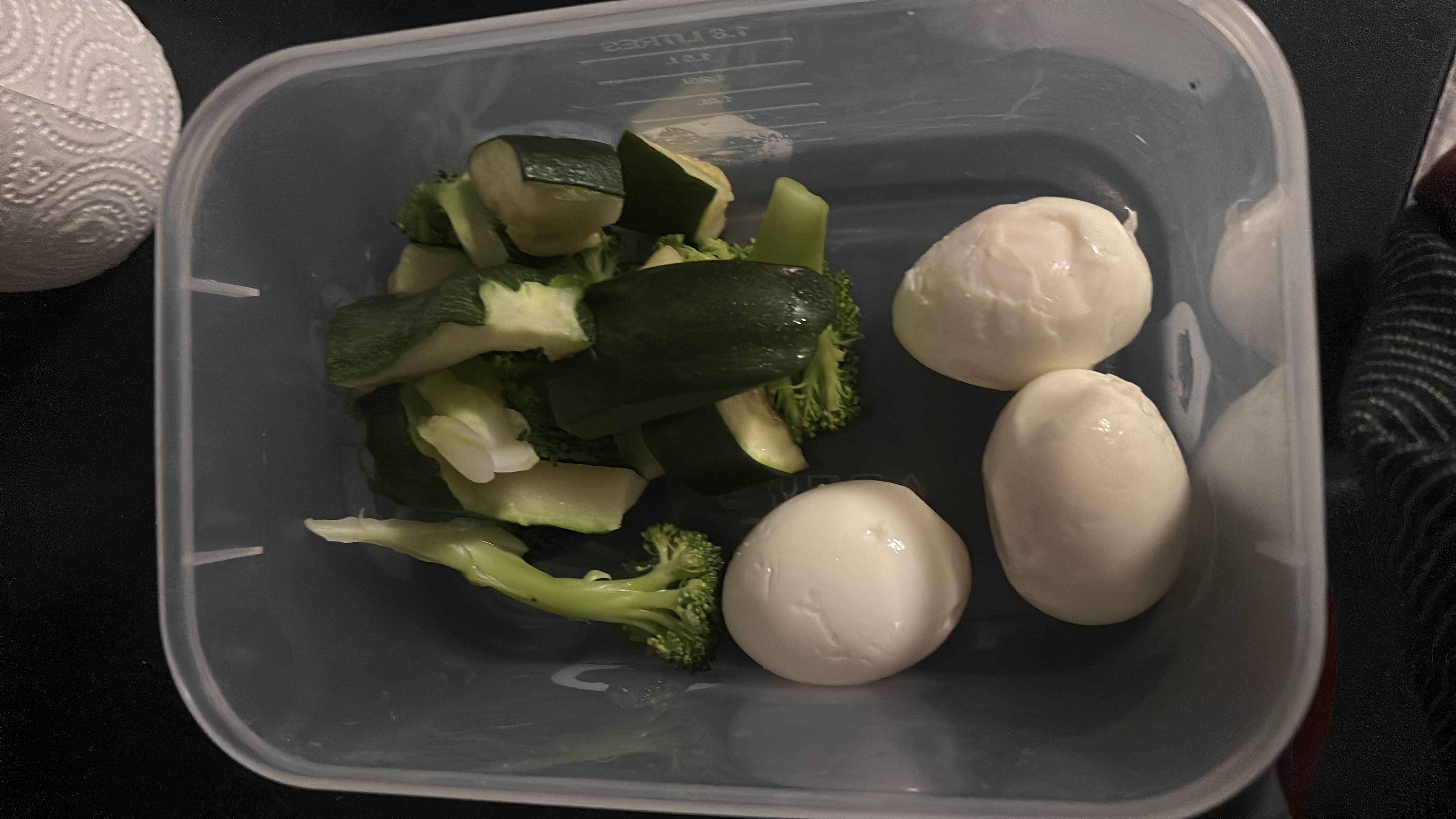 Boiled Eggs with Vegetables