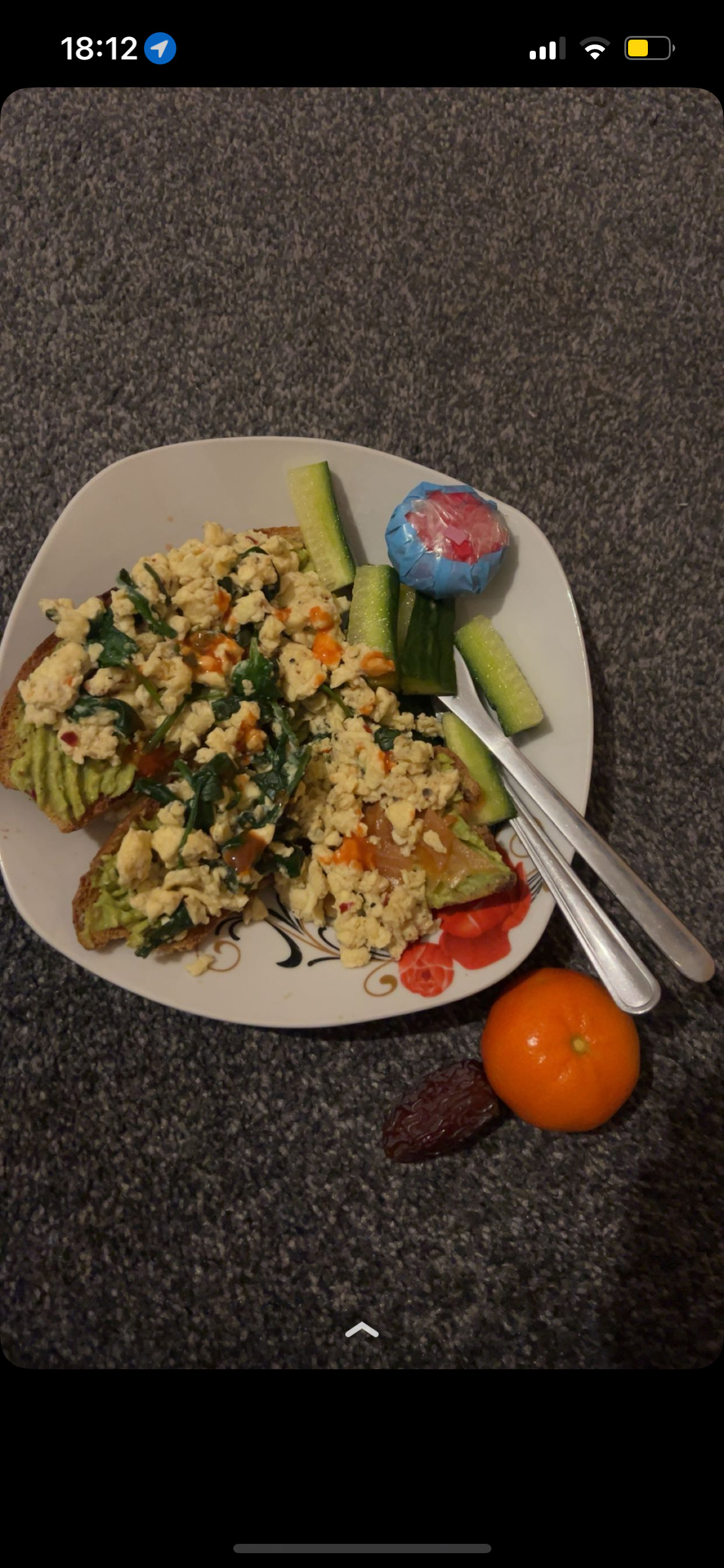 Scrambled Tofu on Toast