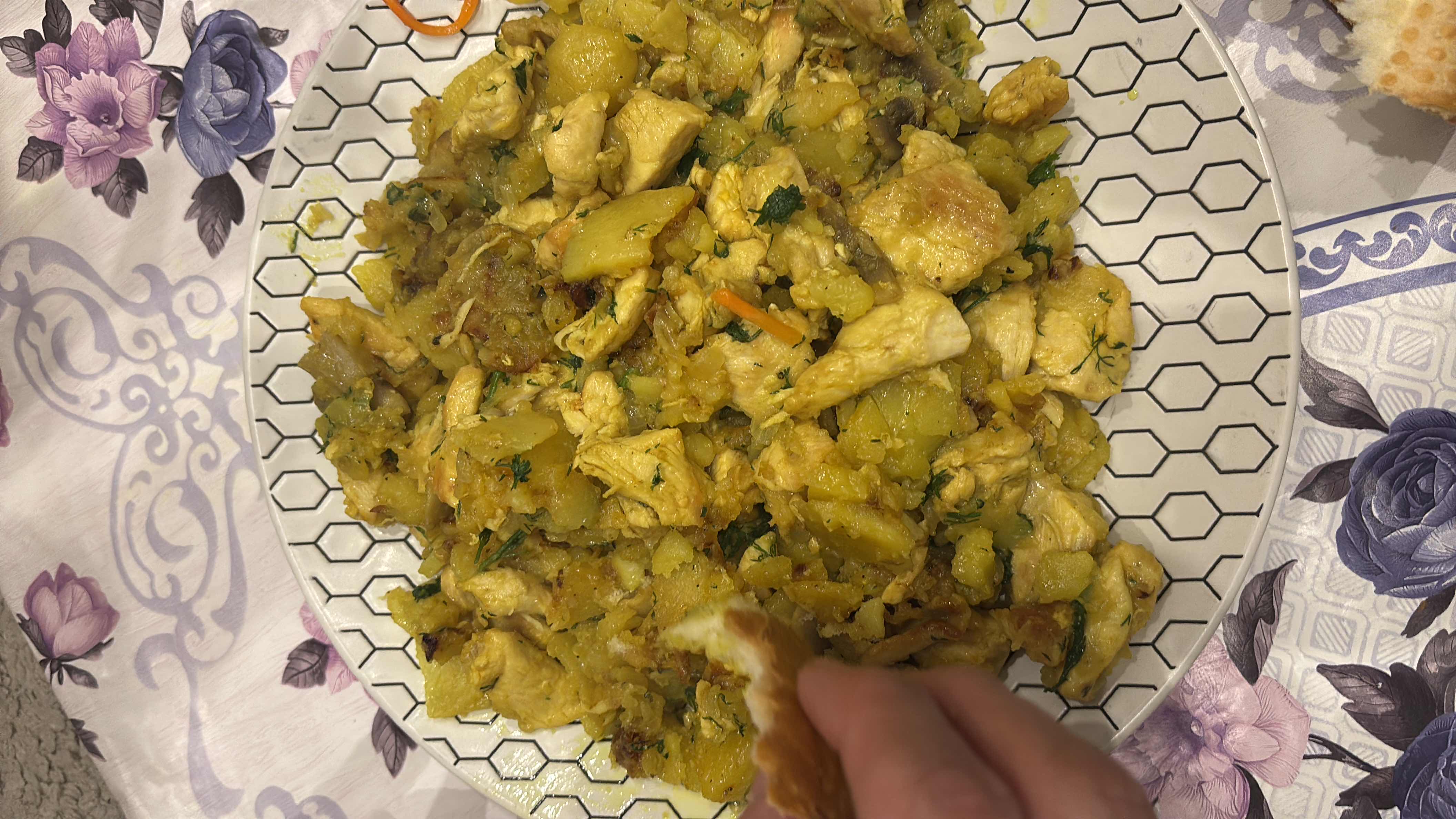 Chicken and Potato Stir-fry