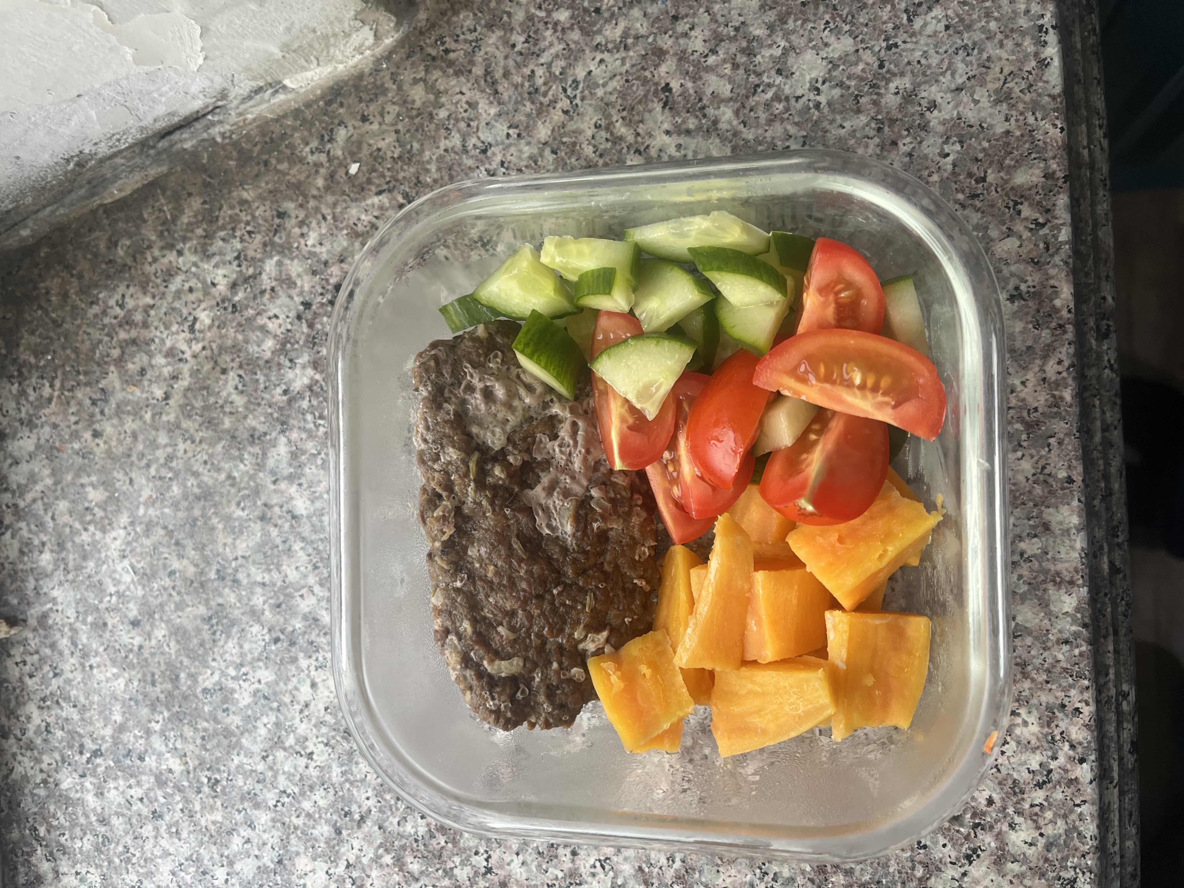 Beef Patty with Veggies
