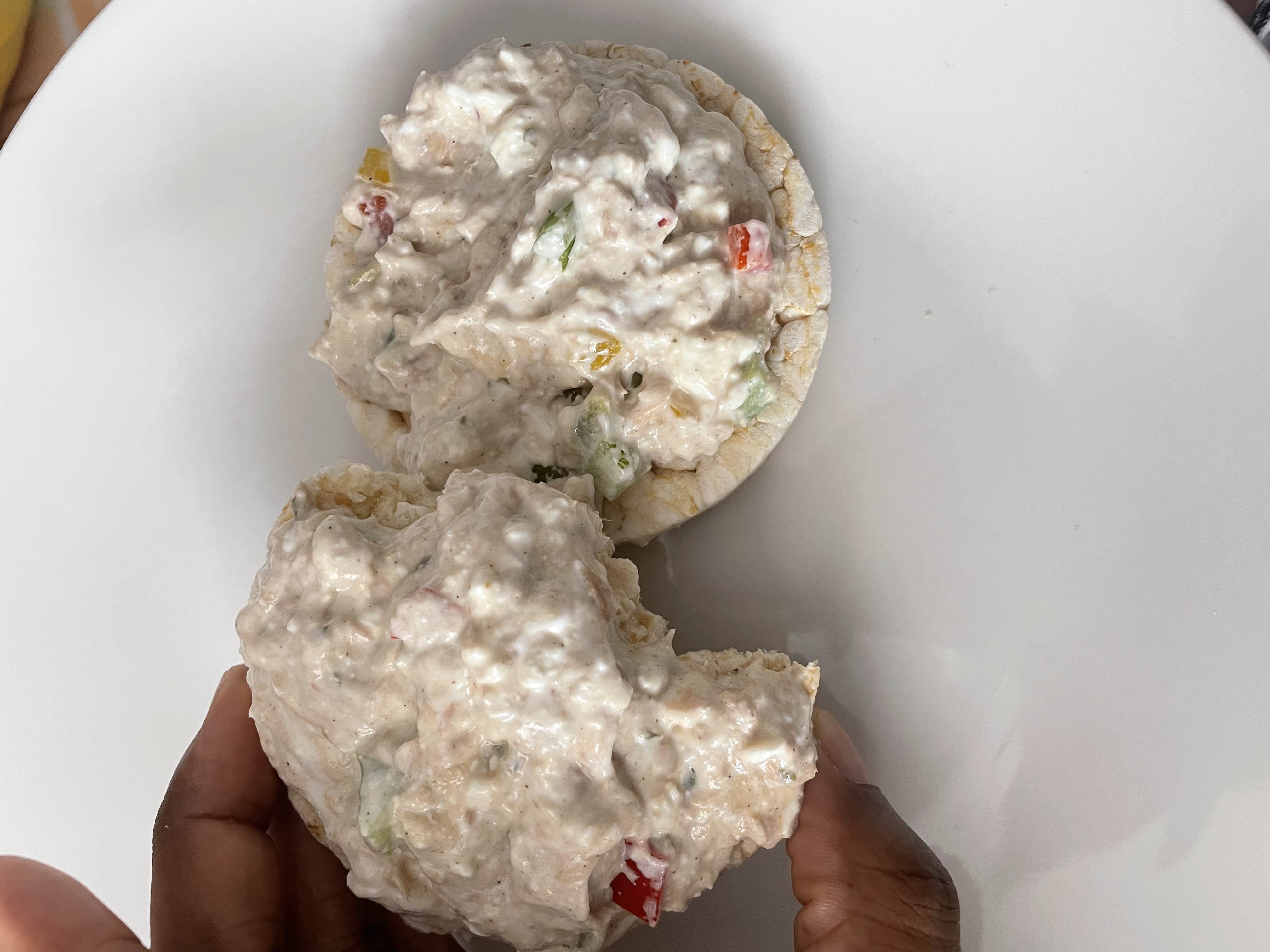 Tuna Salad Rice Cakes