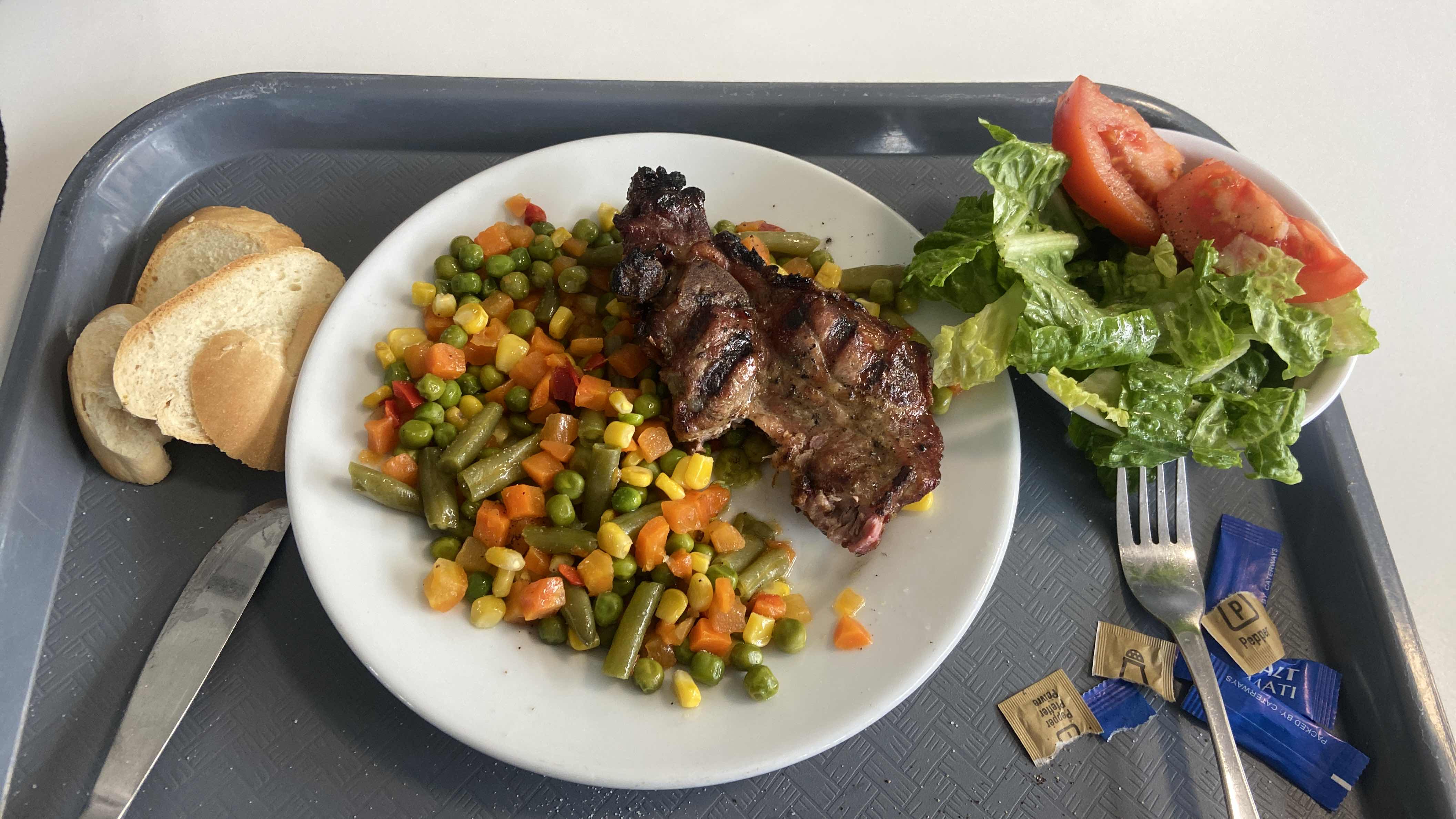 Grilled Steak with Veggies