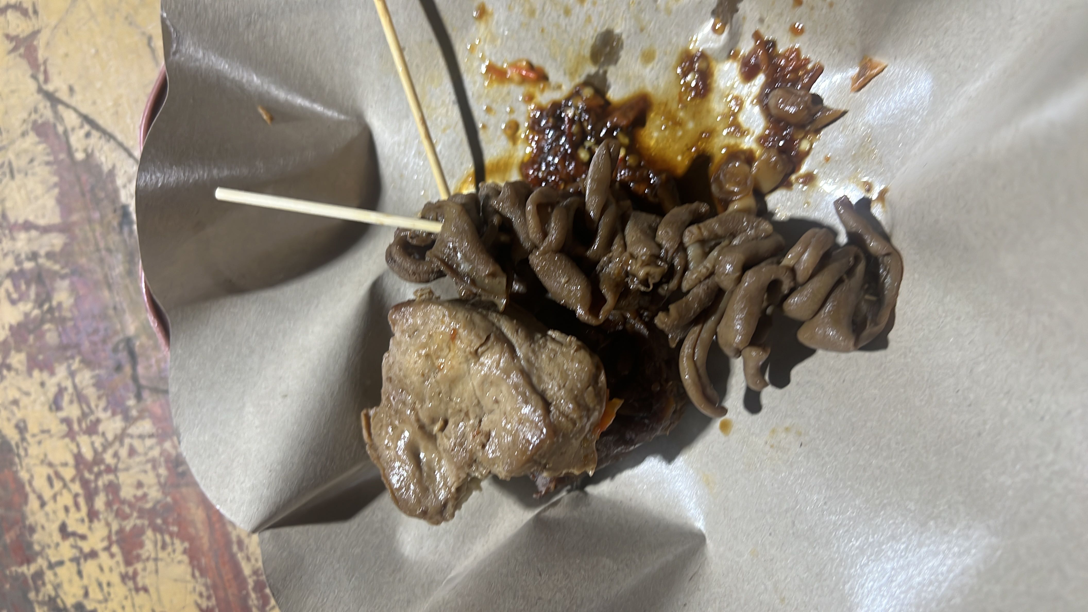 Grilled Offal Skewers