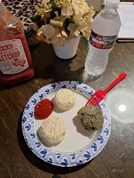 Egg Muffins with Ketchup