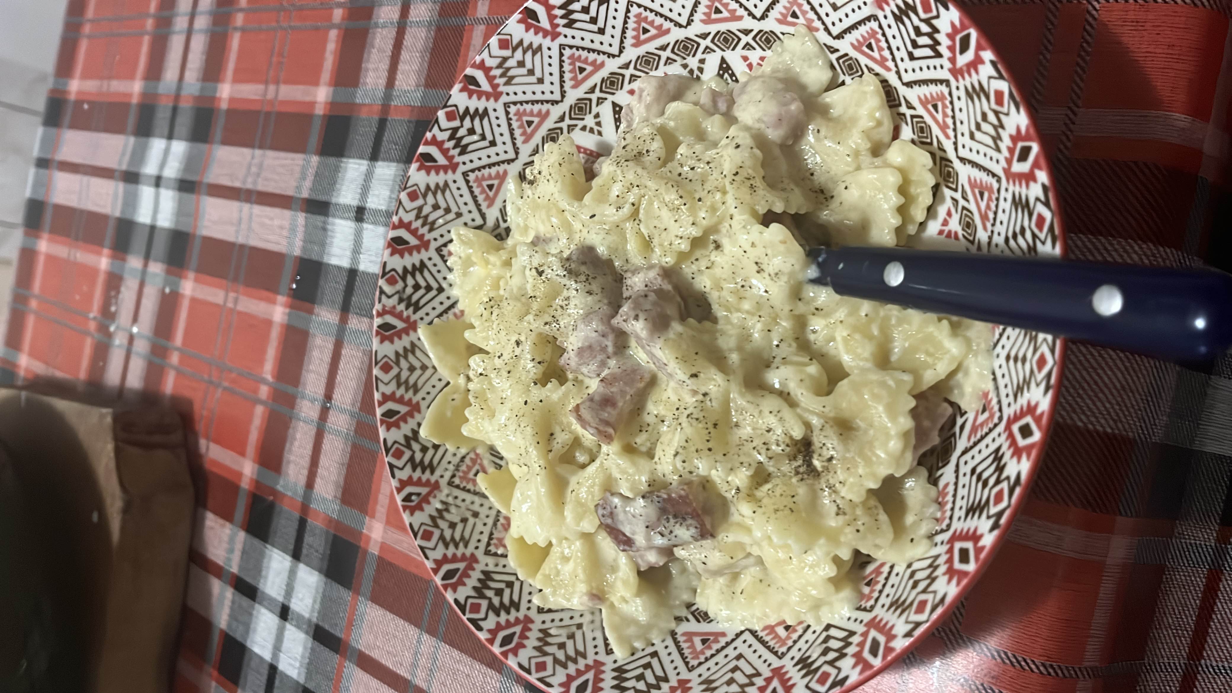 Creamy Pasta with Ham