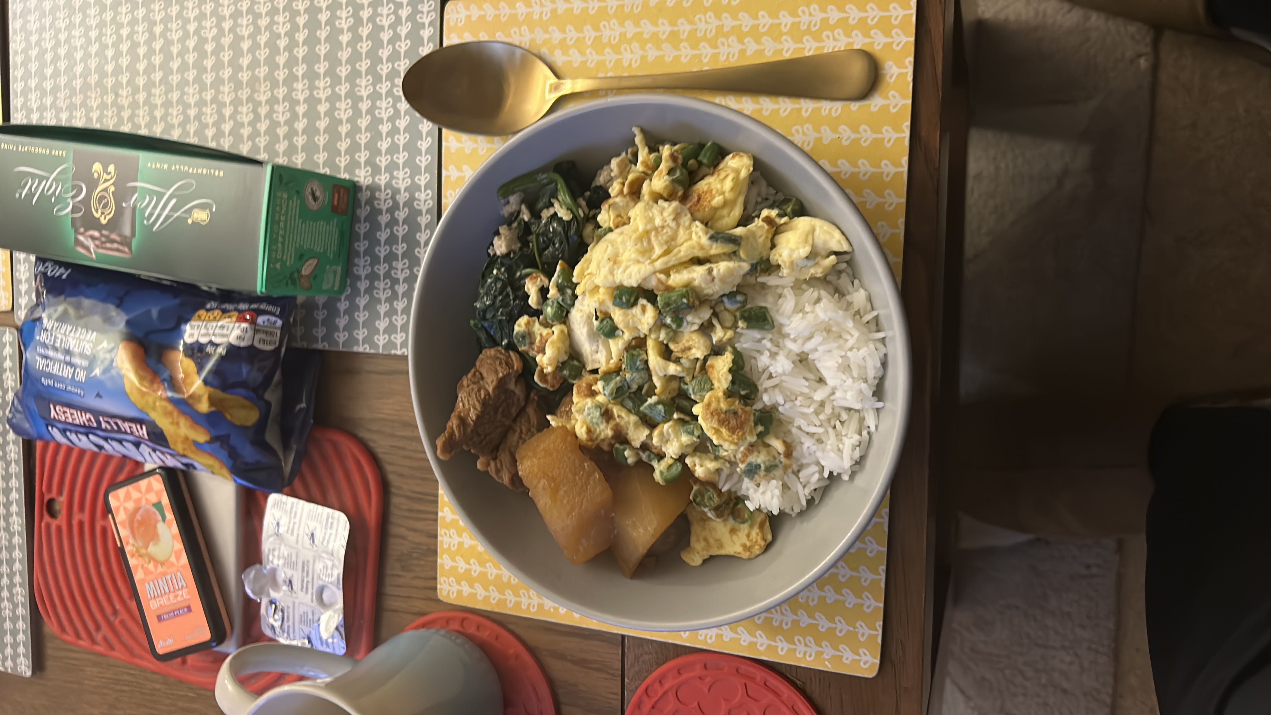 Rice with Egg and Vegetables