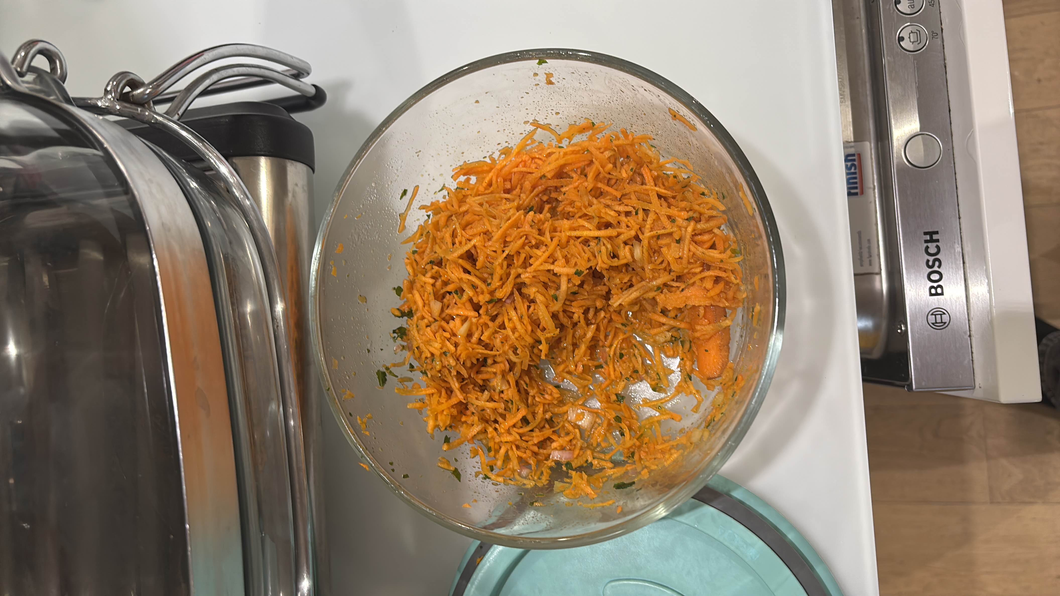 Salade de carottes râpées