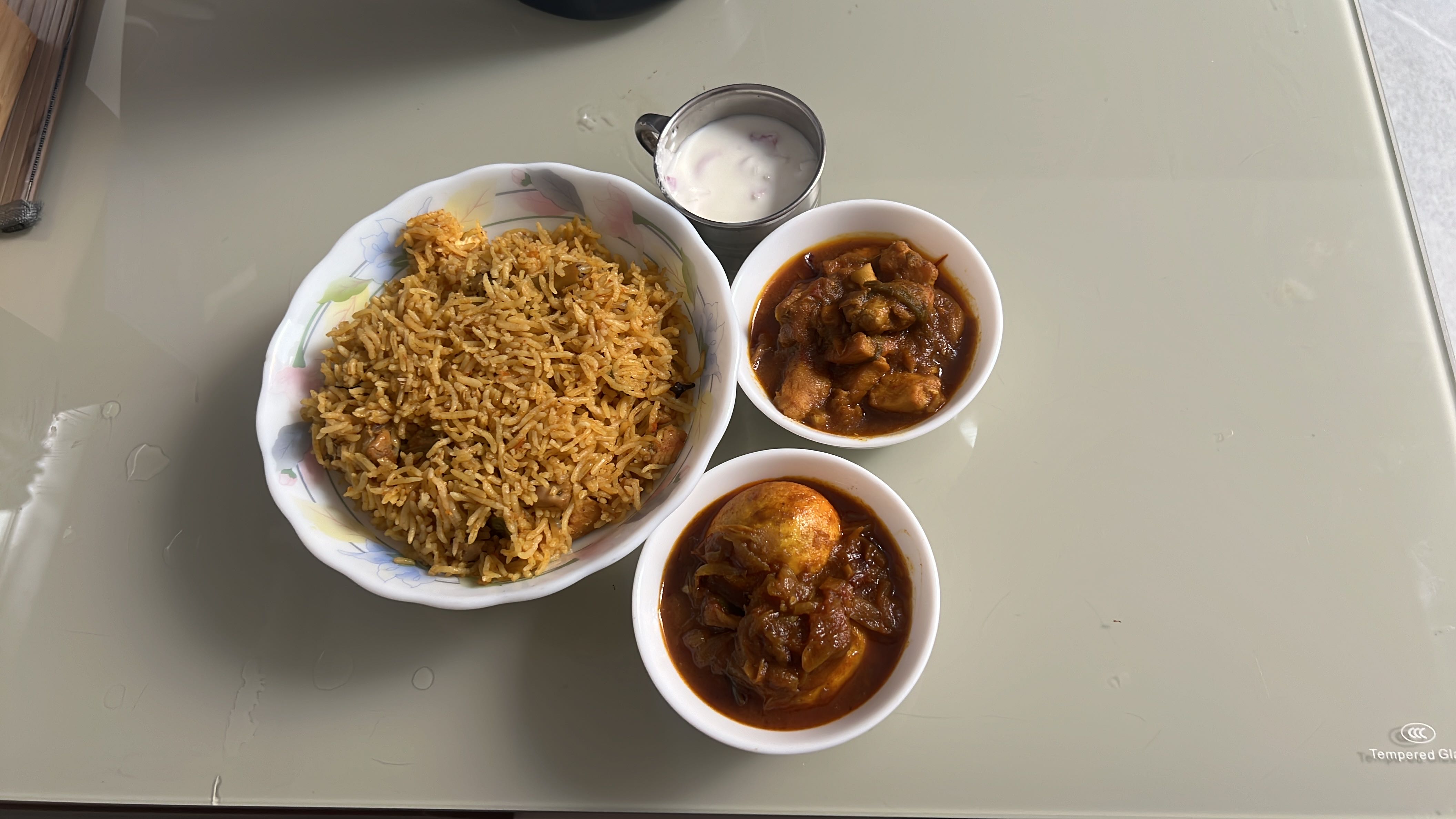 Chicken Biryani with Sides