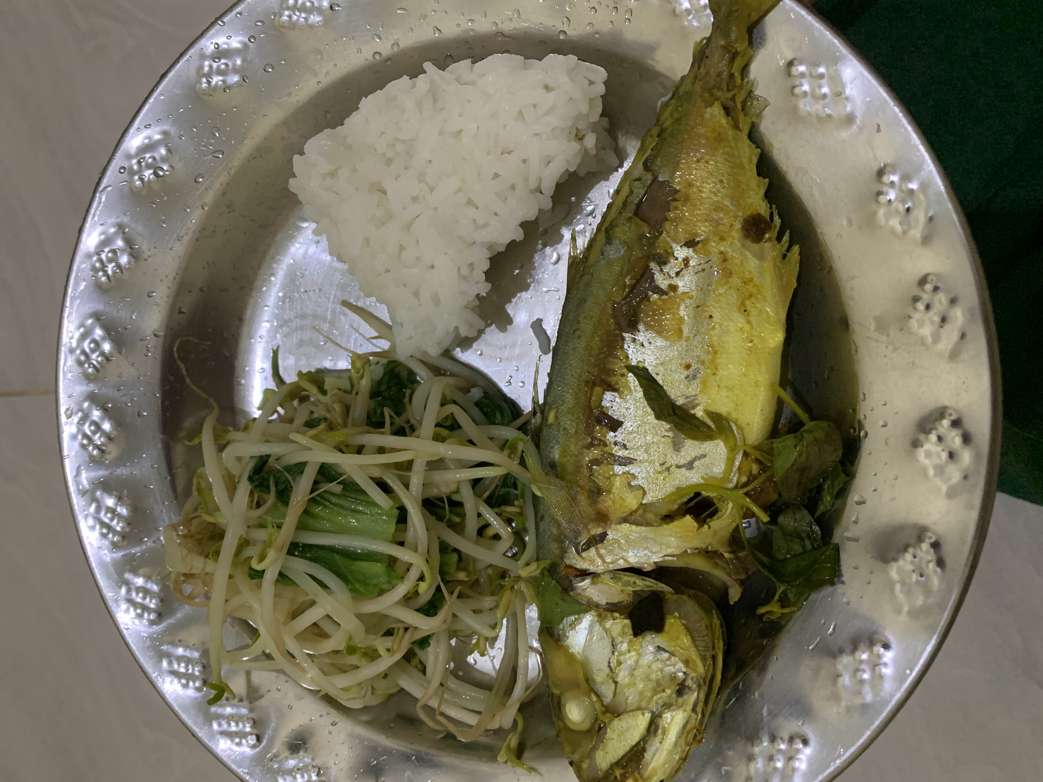 Steamed Fish with Rice