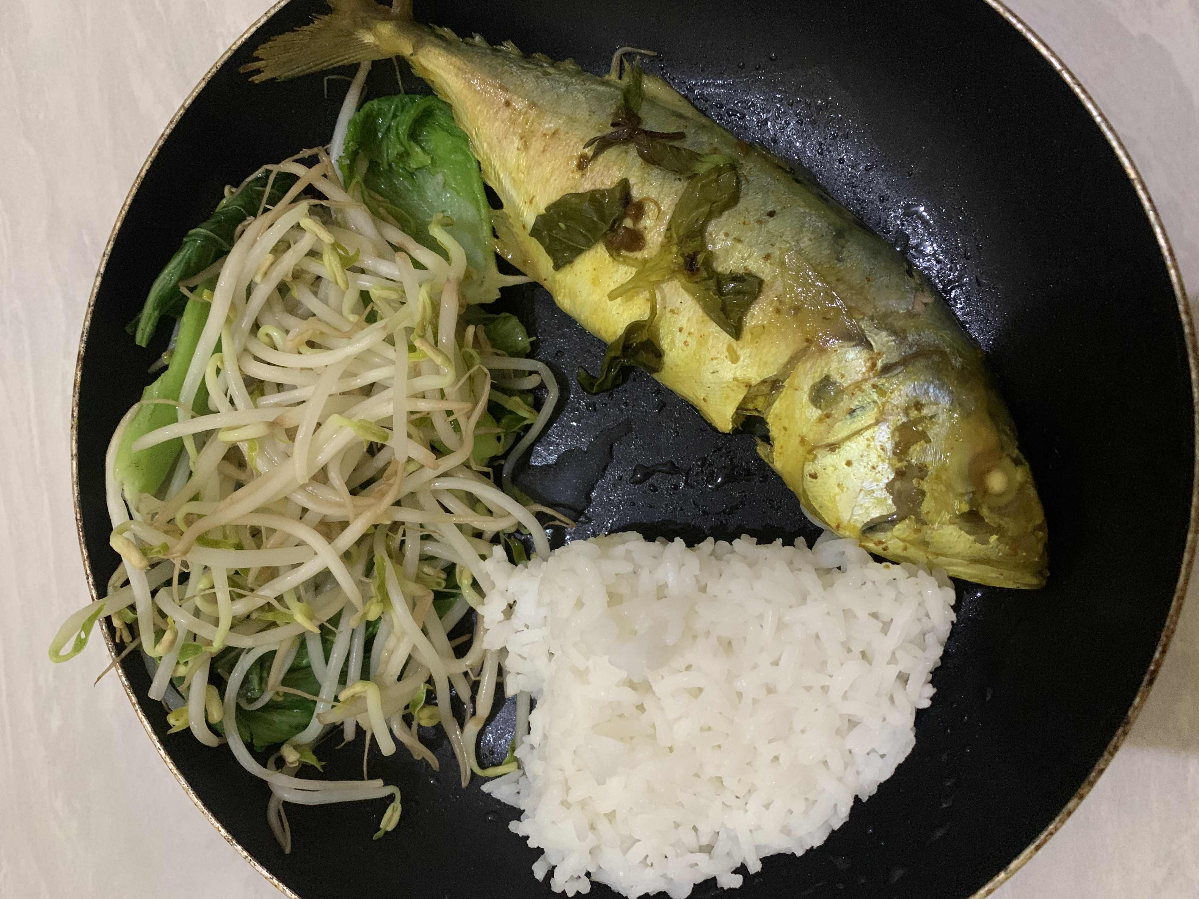 Steamed Fish with Rice