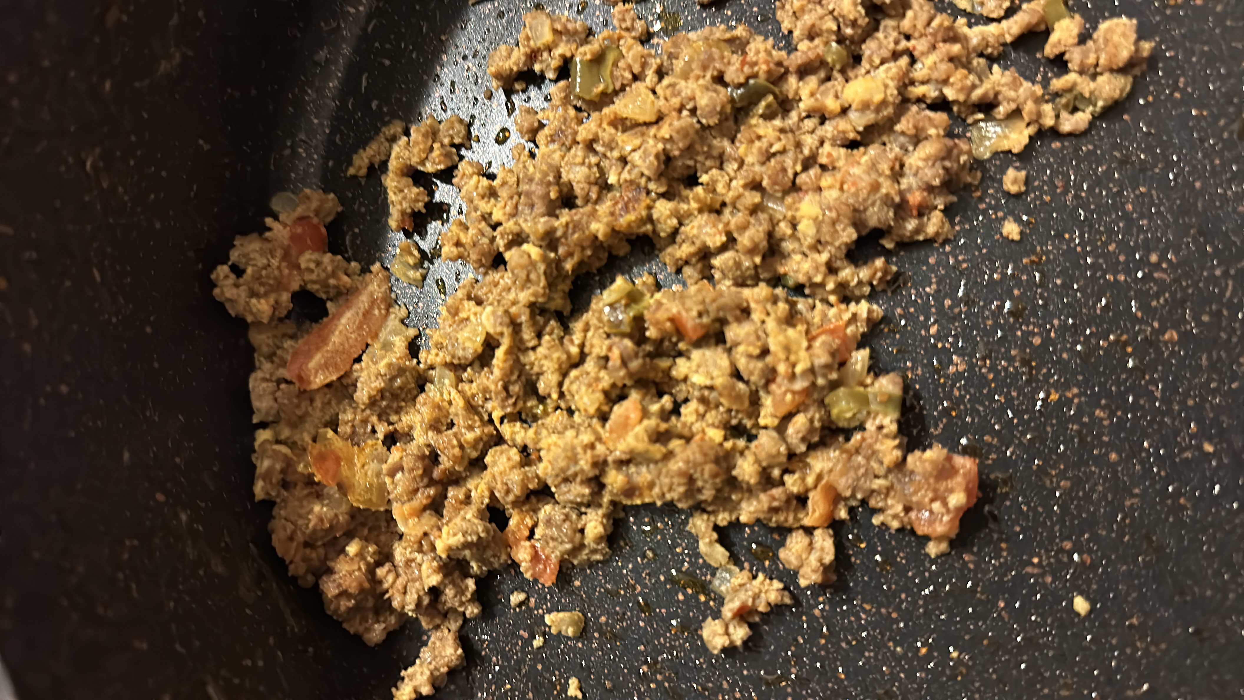 Gebratenes Hackfleisch