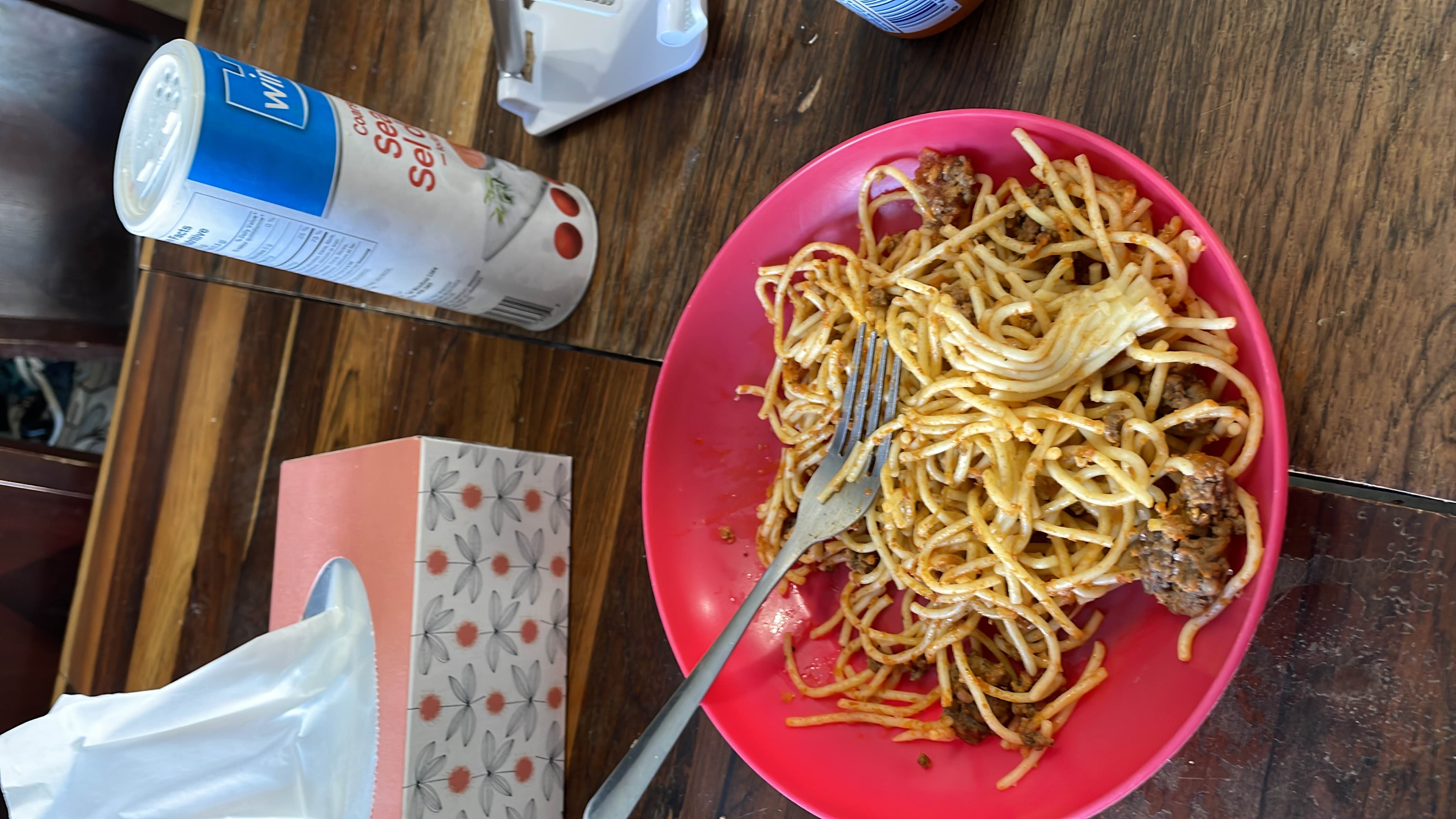 Espaguetis con carne