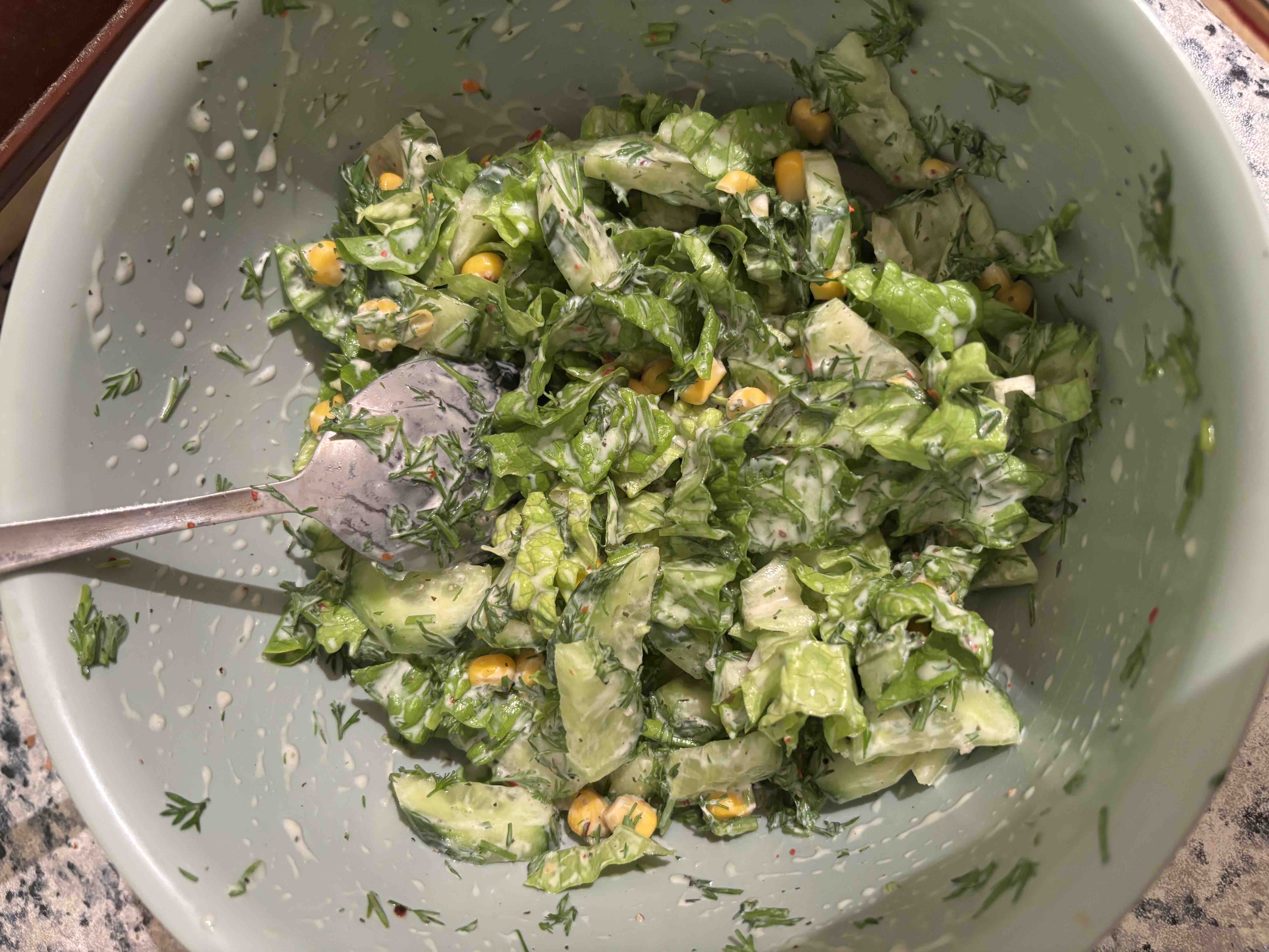 Creamy Green Salad