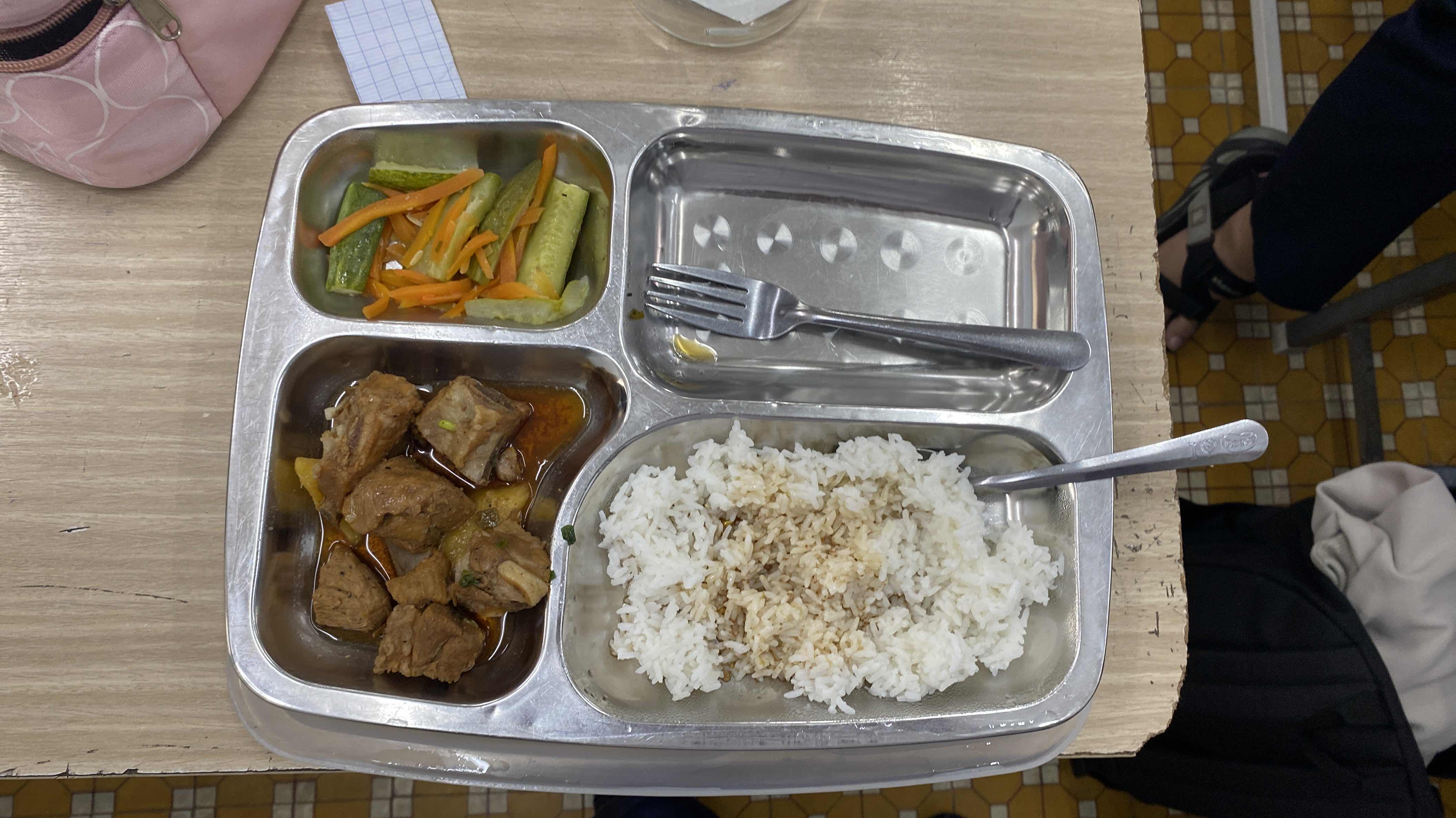 Rice with braised pork