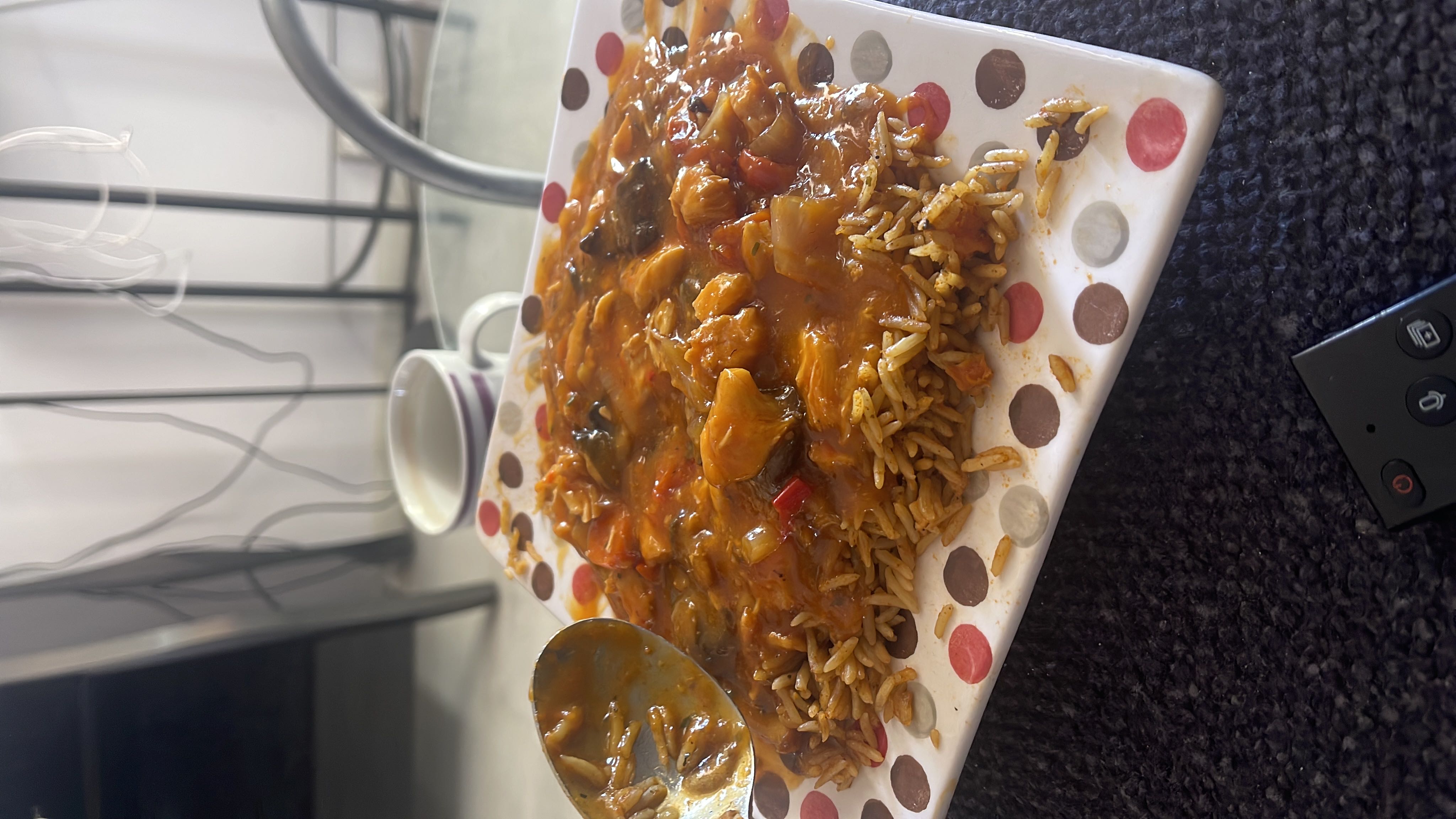 Spicy Chicken Curry with Rice