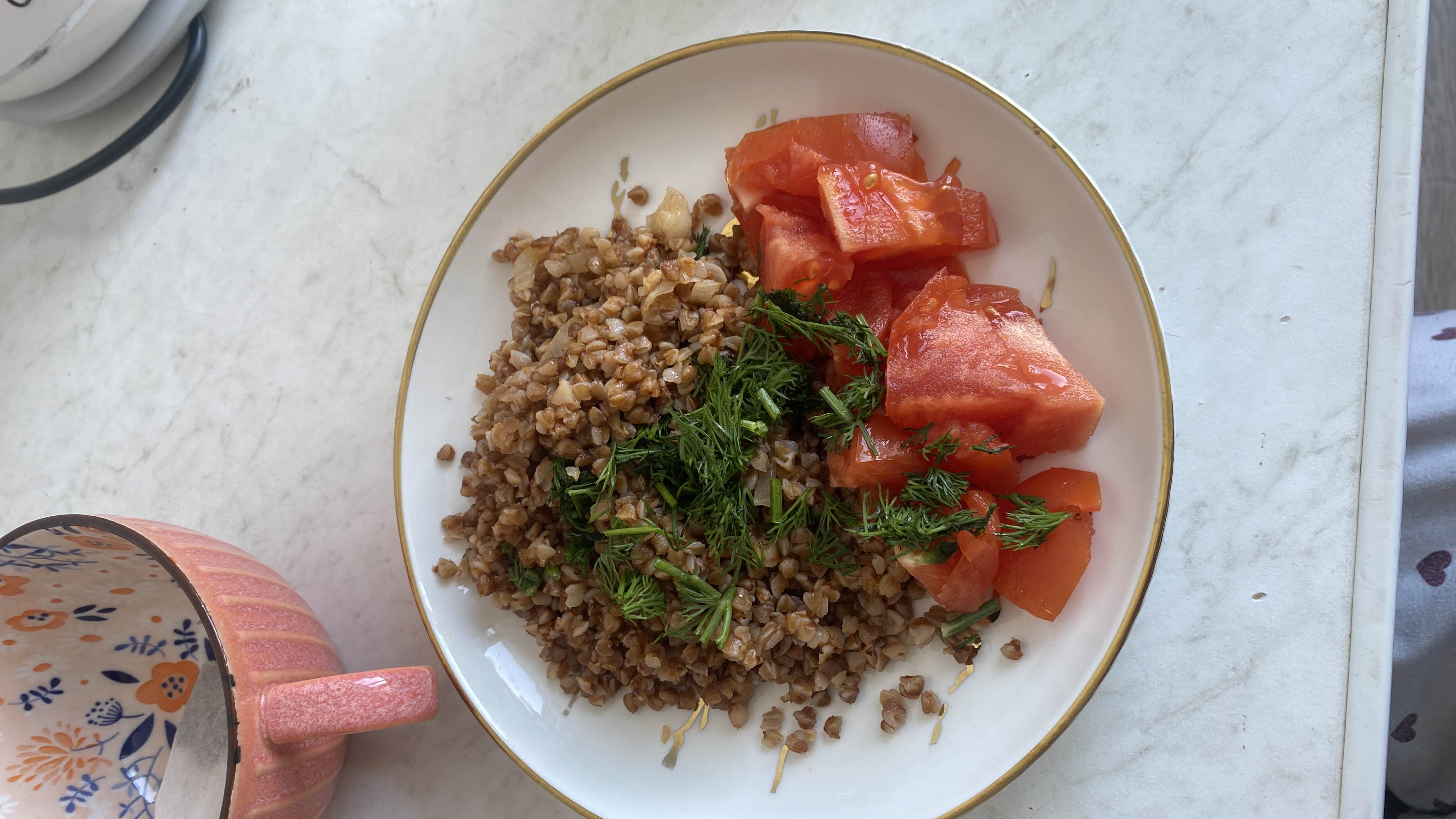 Buckwheat with Tomatoes