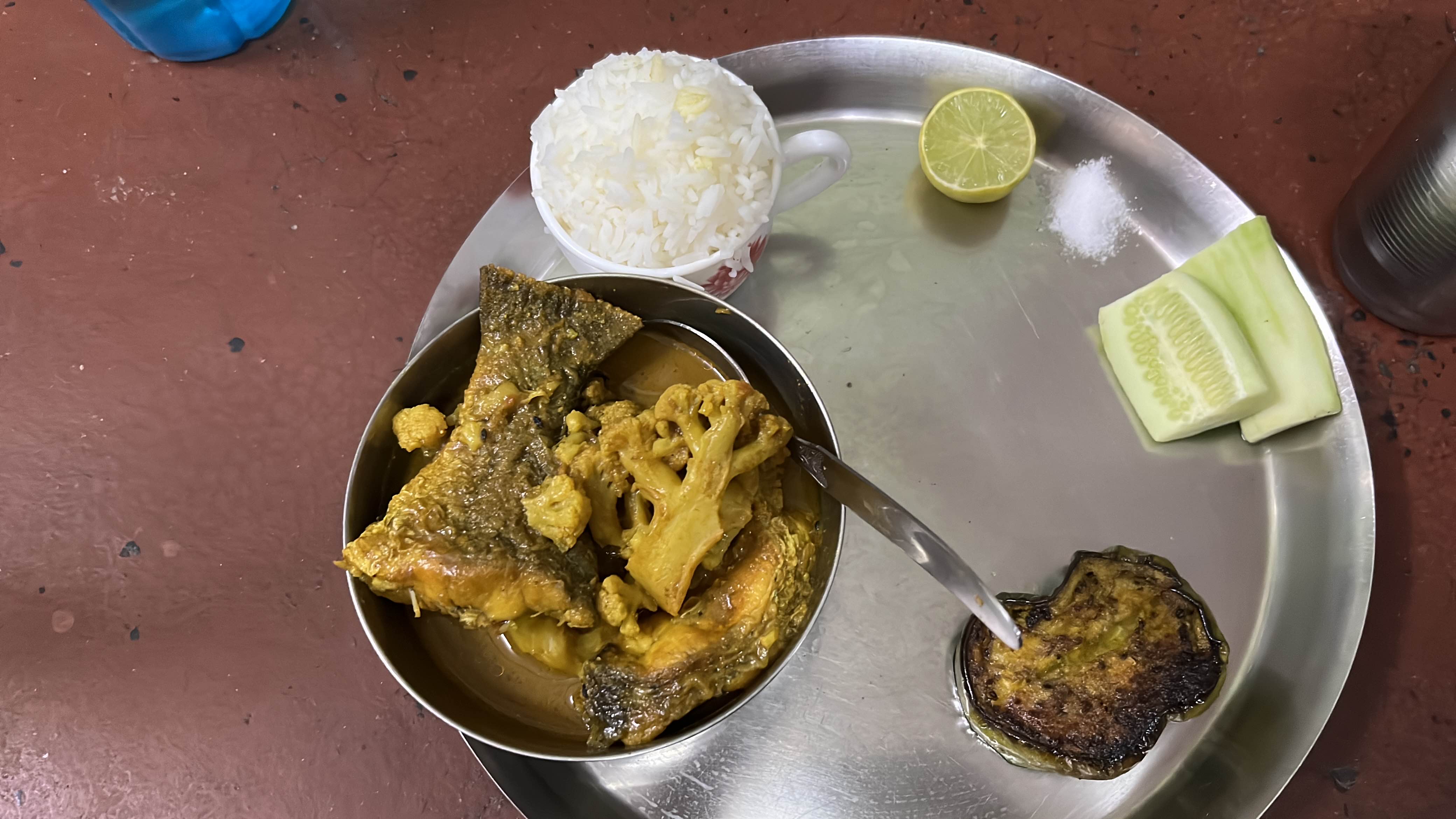 Fish Curry with Rice