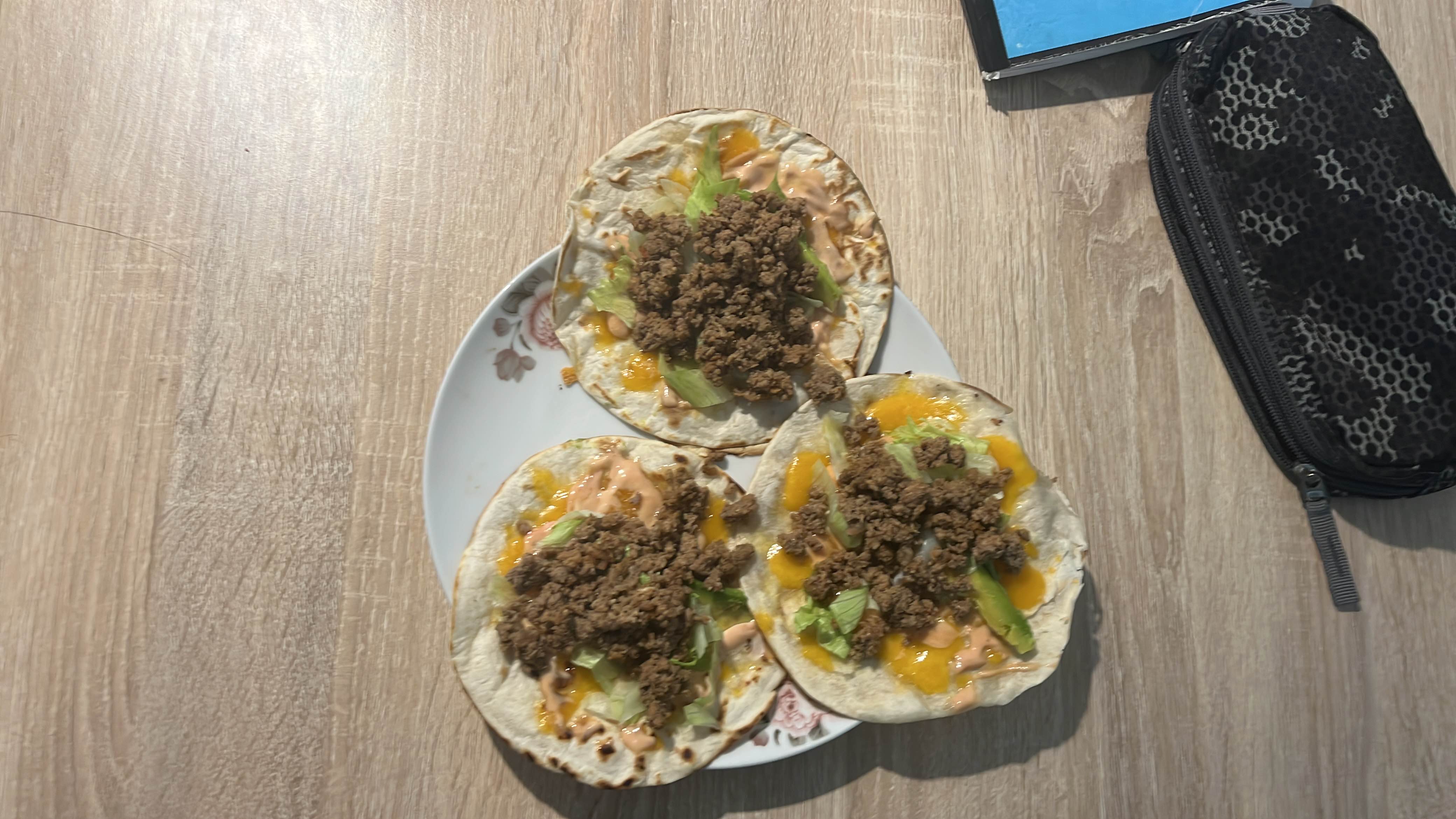 Tacos de carne molida