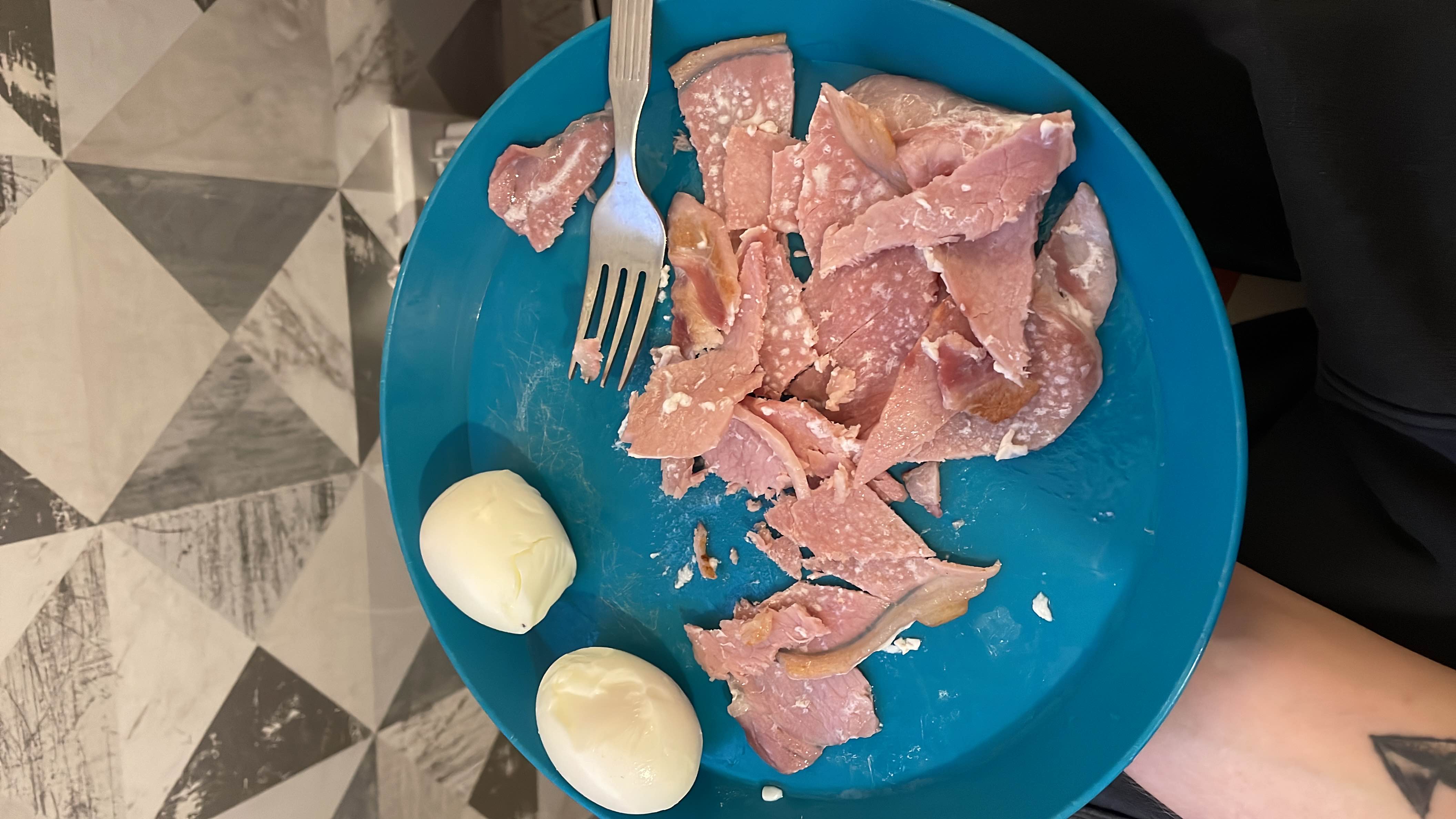 Boiled Eggs and Ham