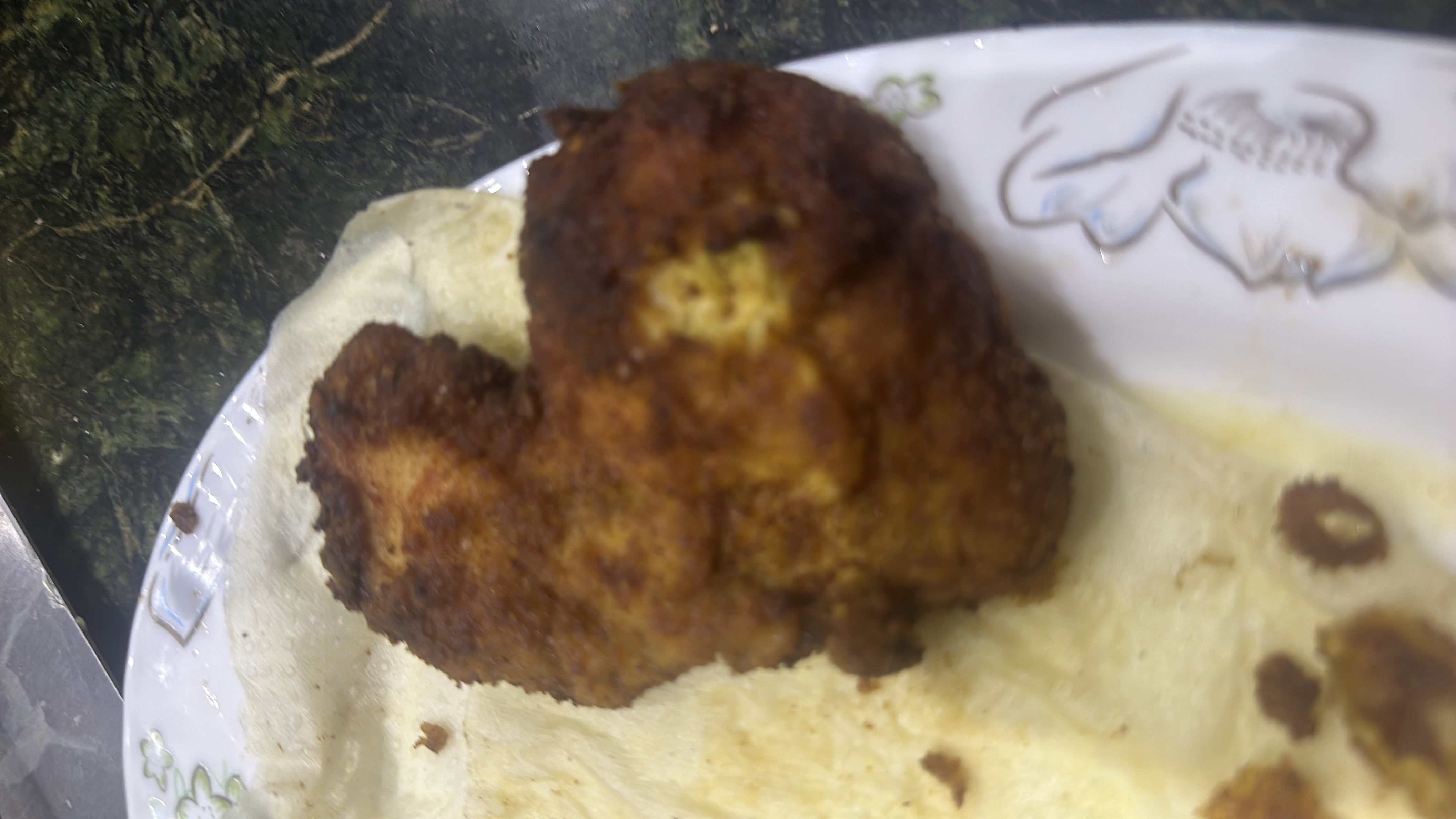 Fried Chicken with Flatbread