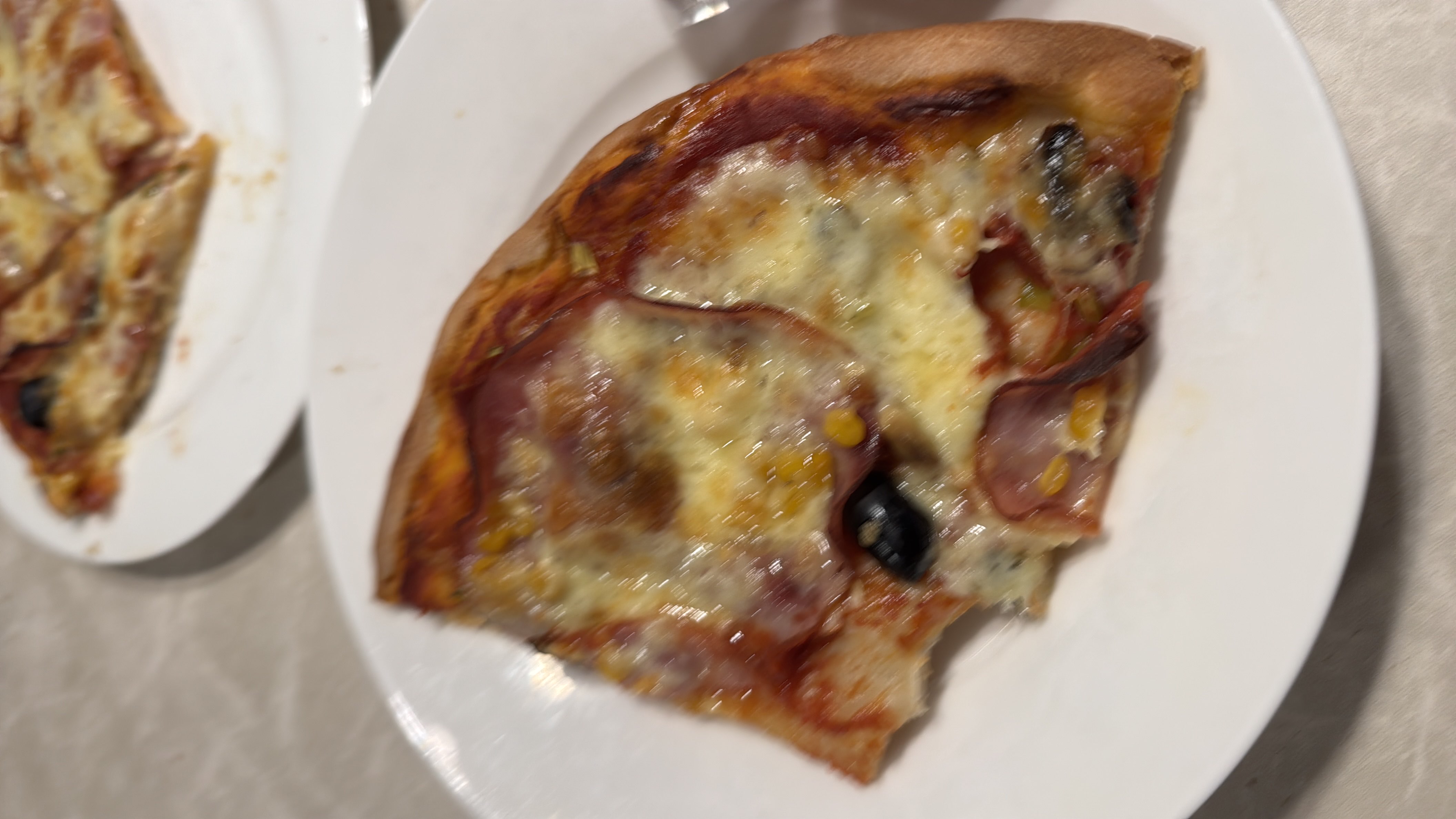 Ham and Cheese Pizza