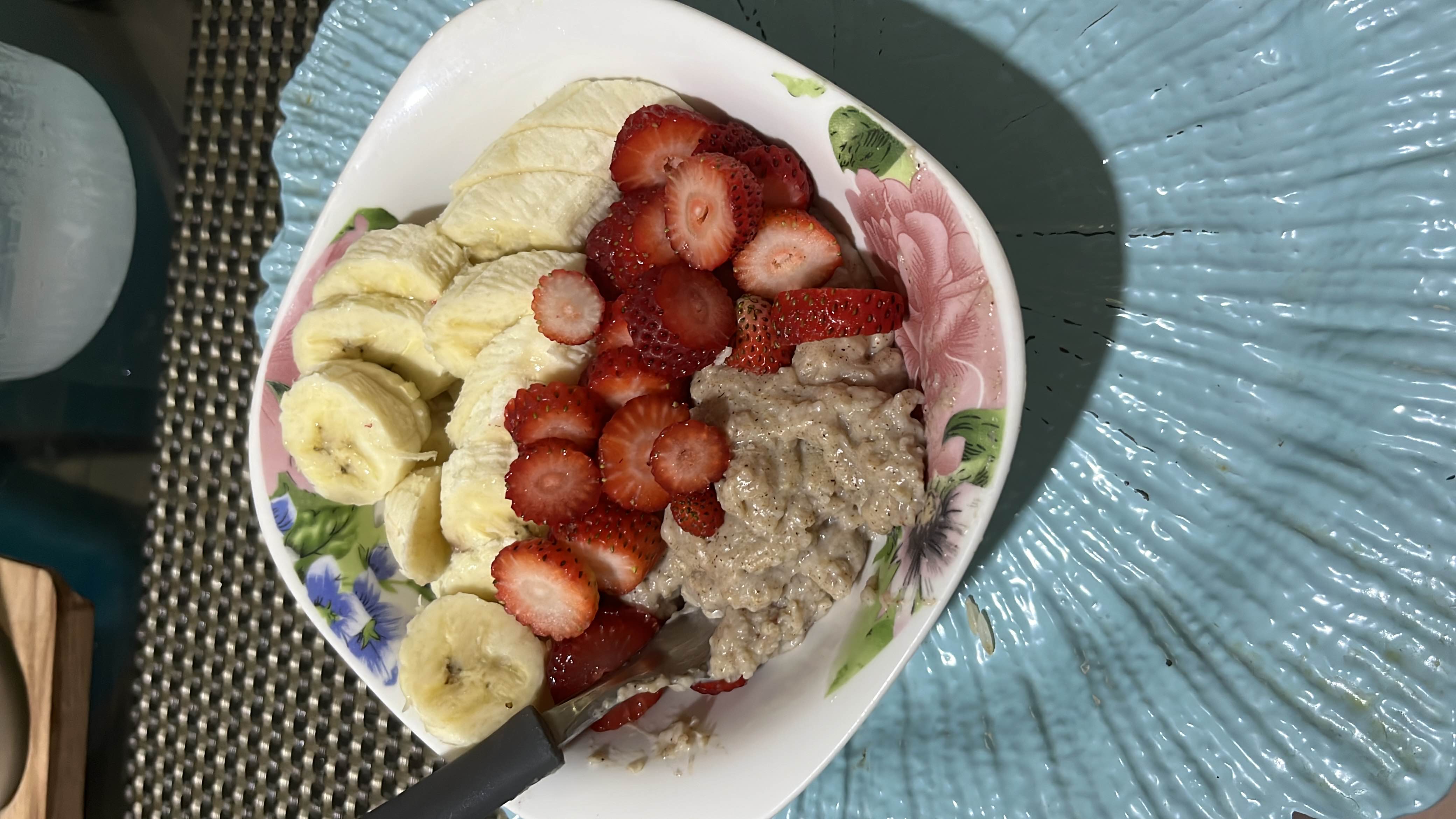 Avena con frutas