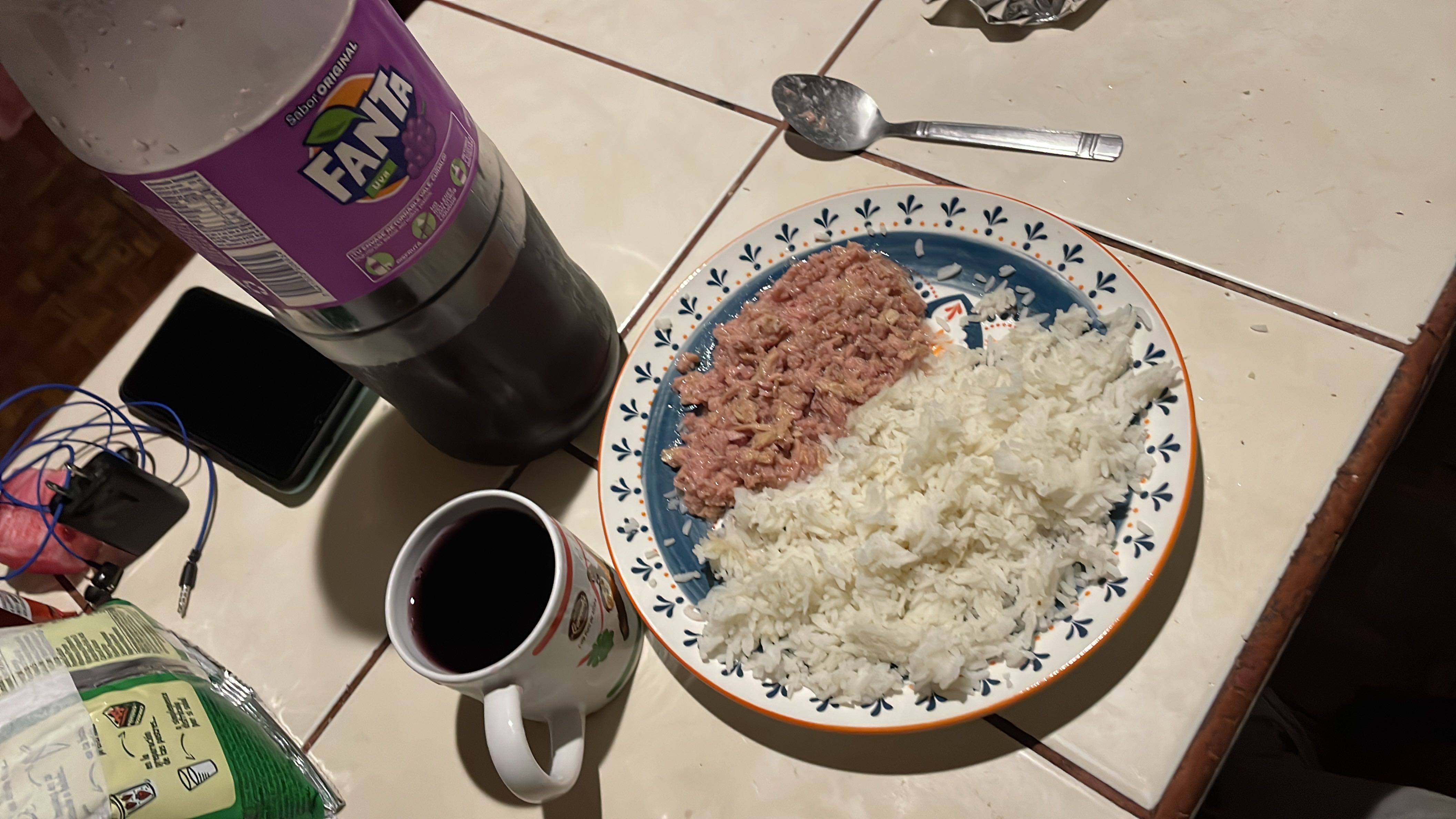Arroz con atún