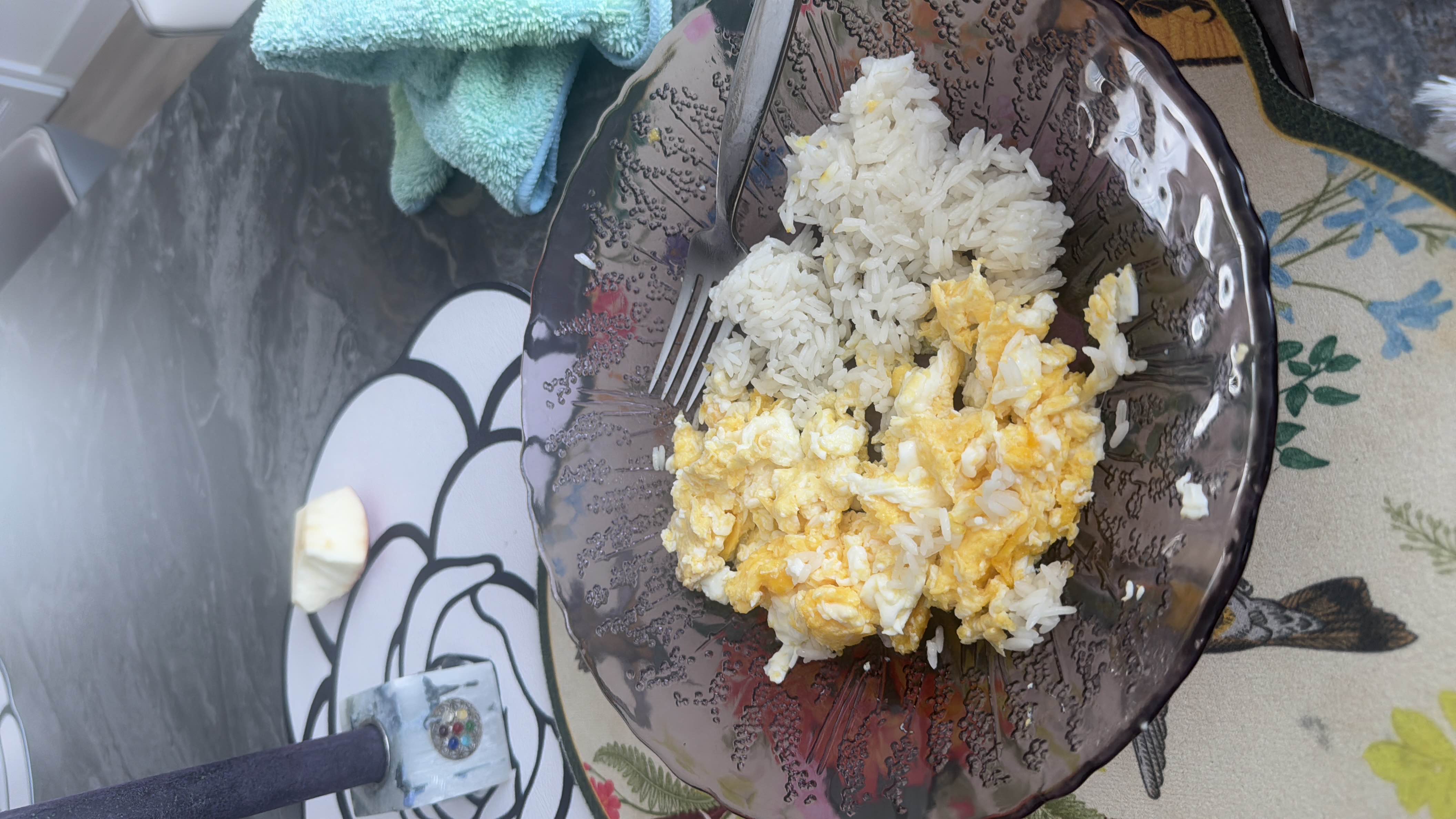 Scrambled Eggs with Rice