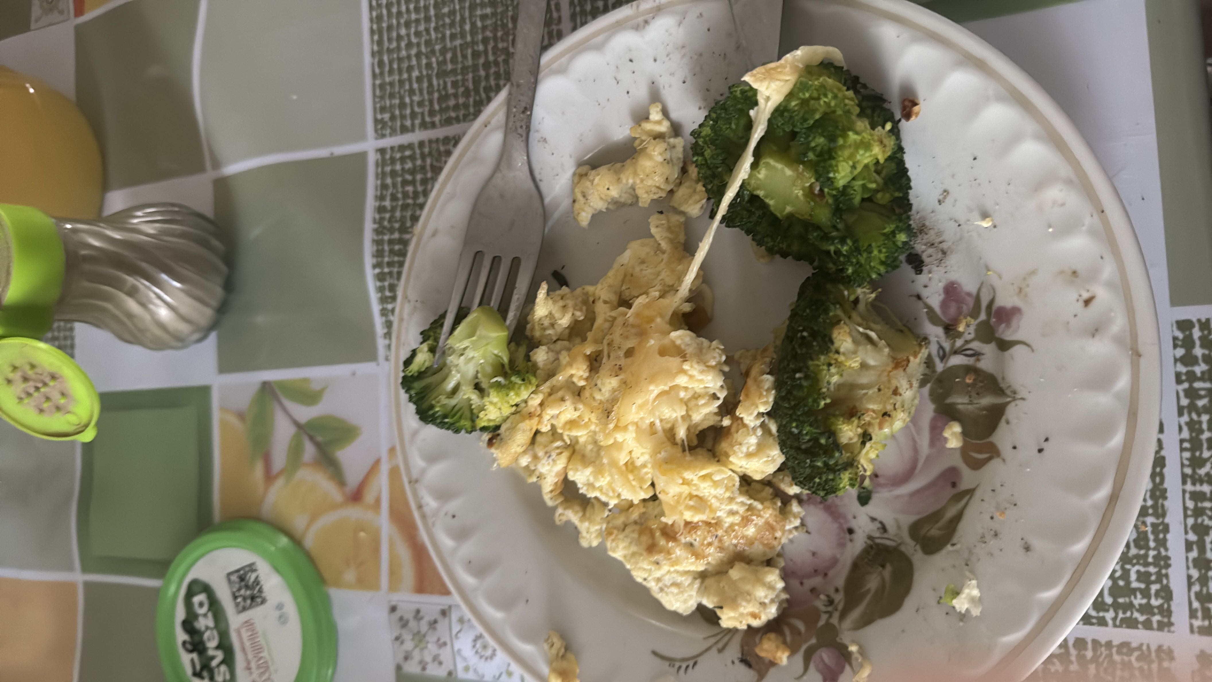 Scrambled Eggs with Broccoli