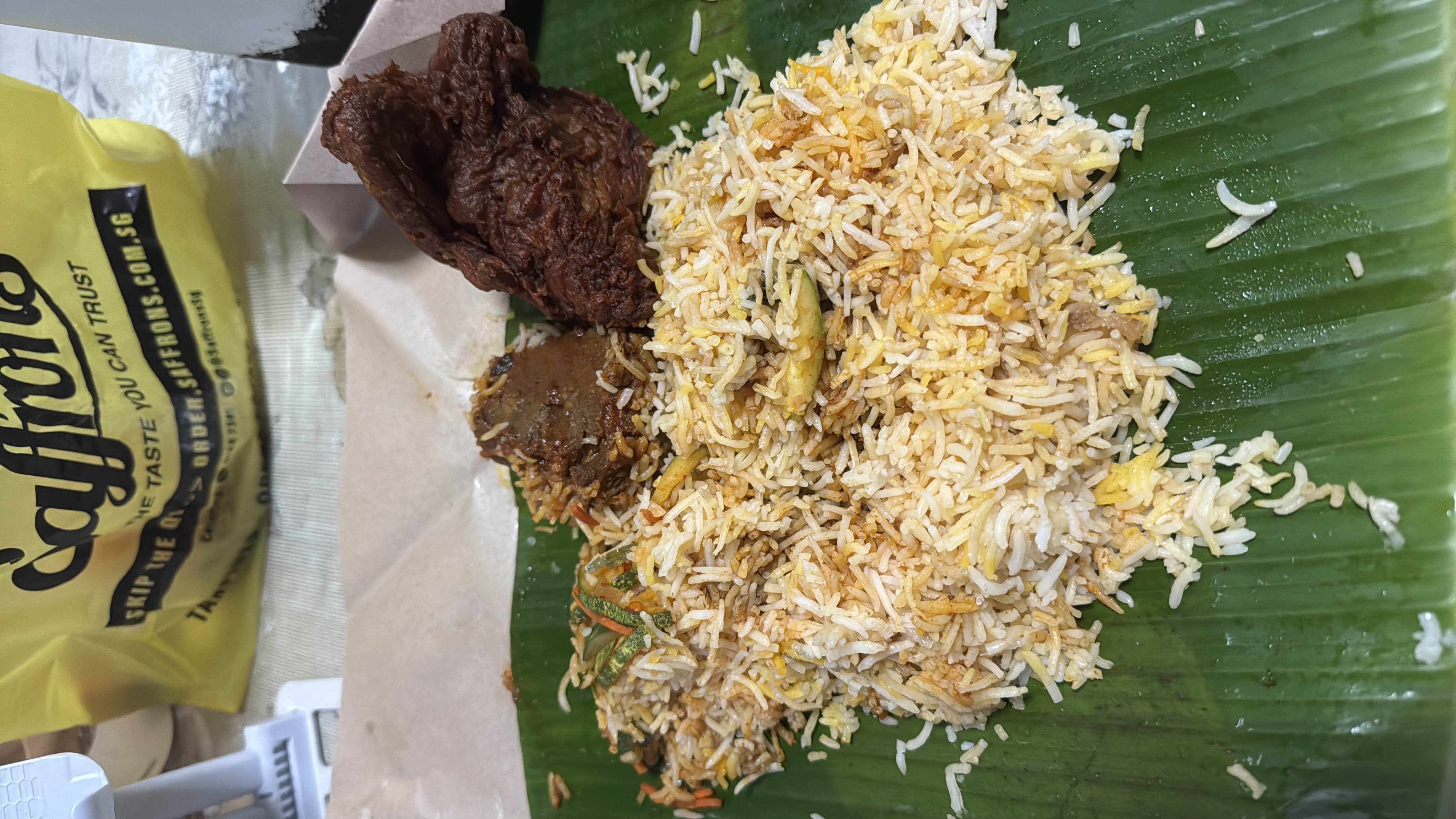 Biryani with Fried Chicken