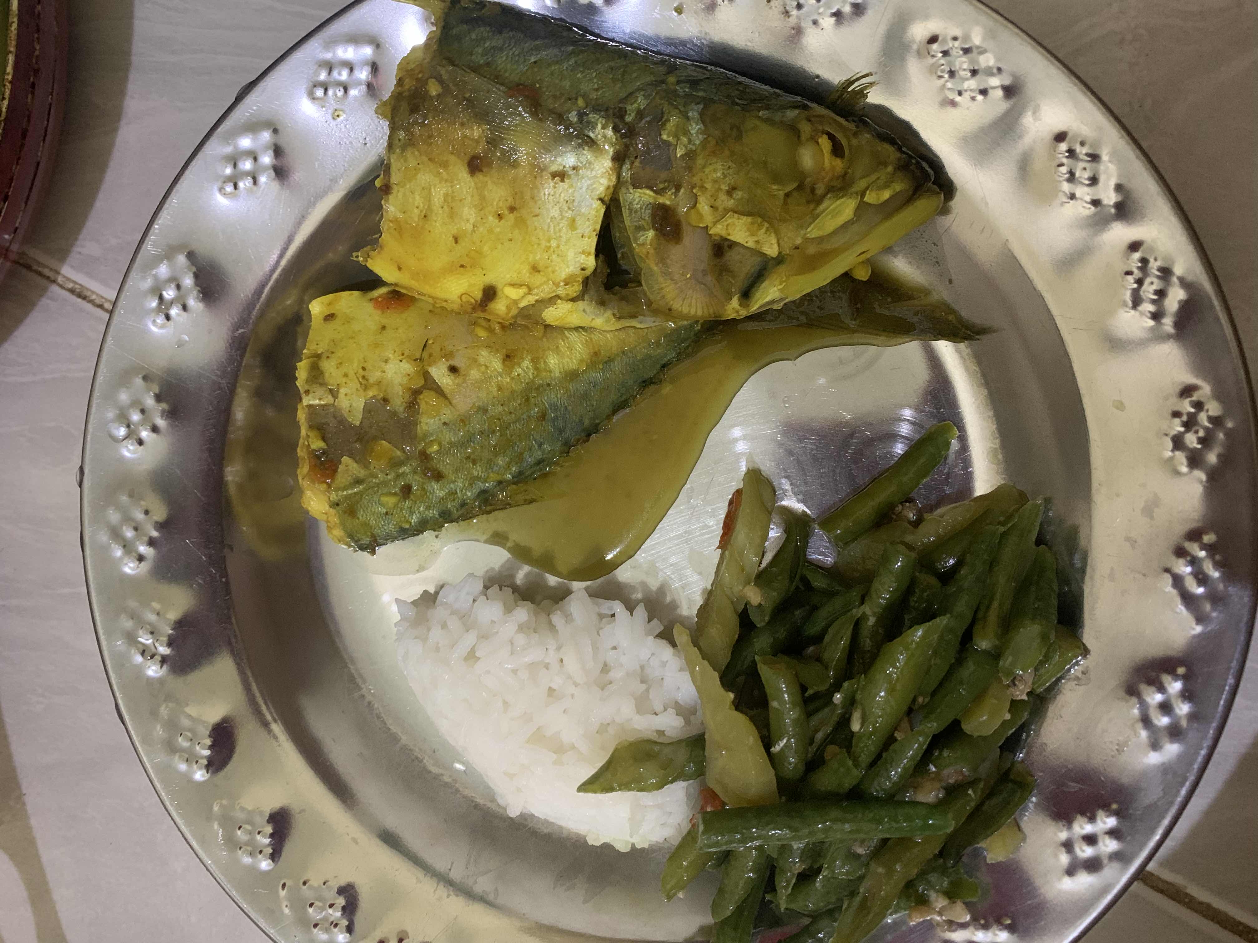 Fish Curry with Rice