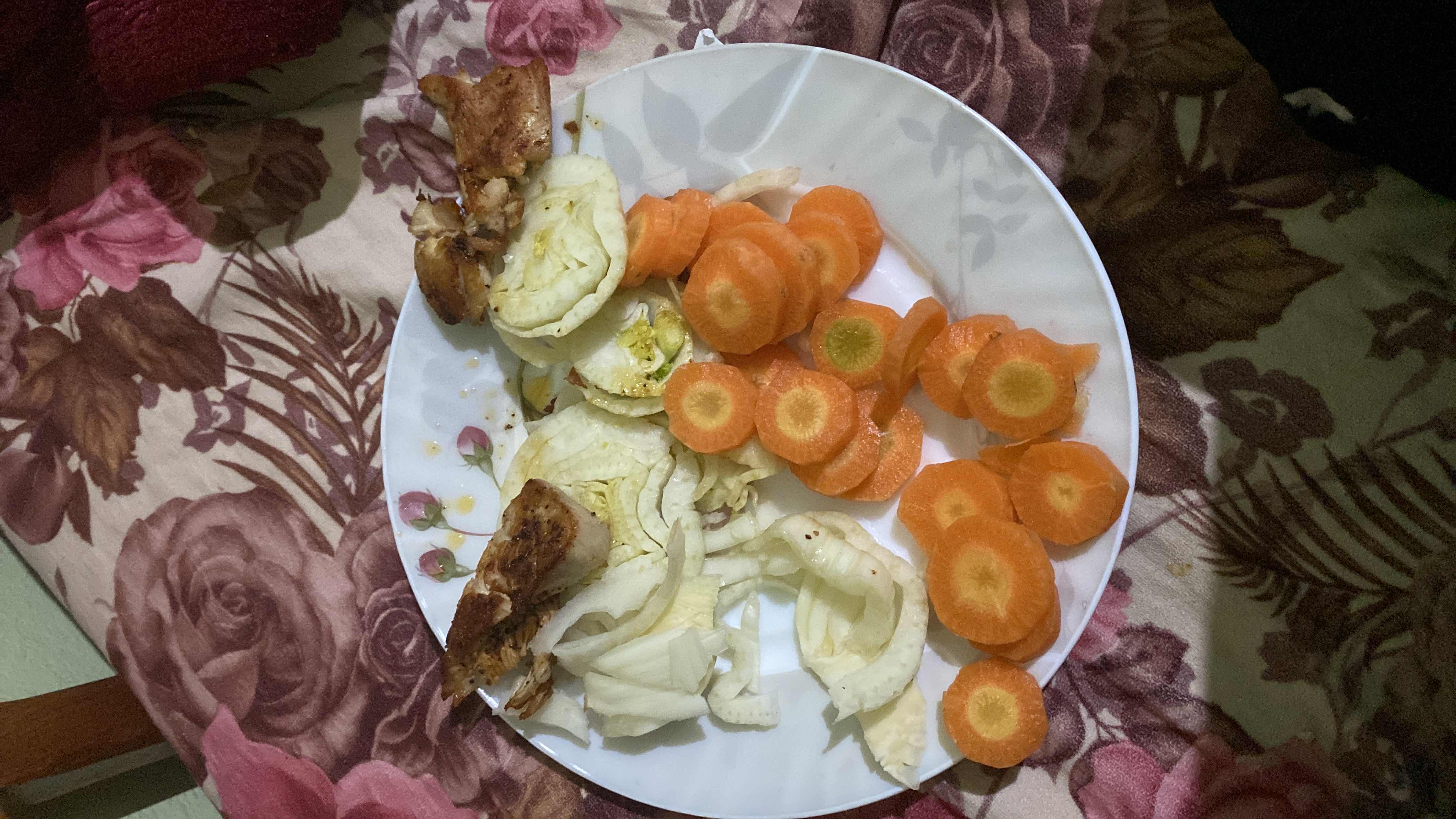 Poulet avec légumes