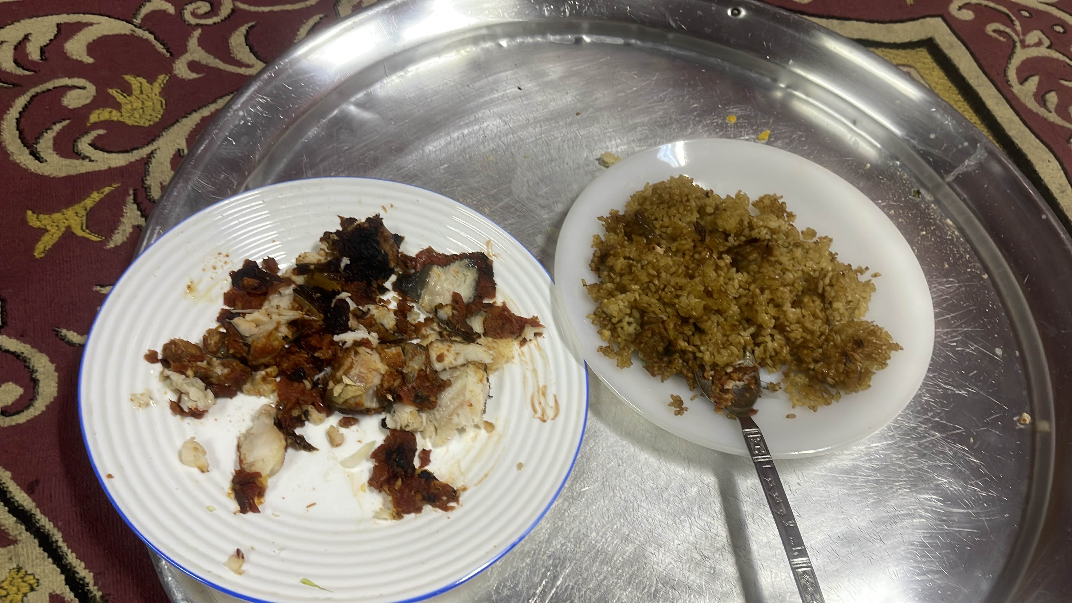 Grilled Fish with Rice