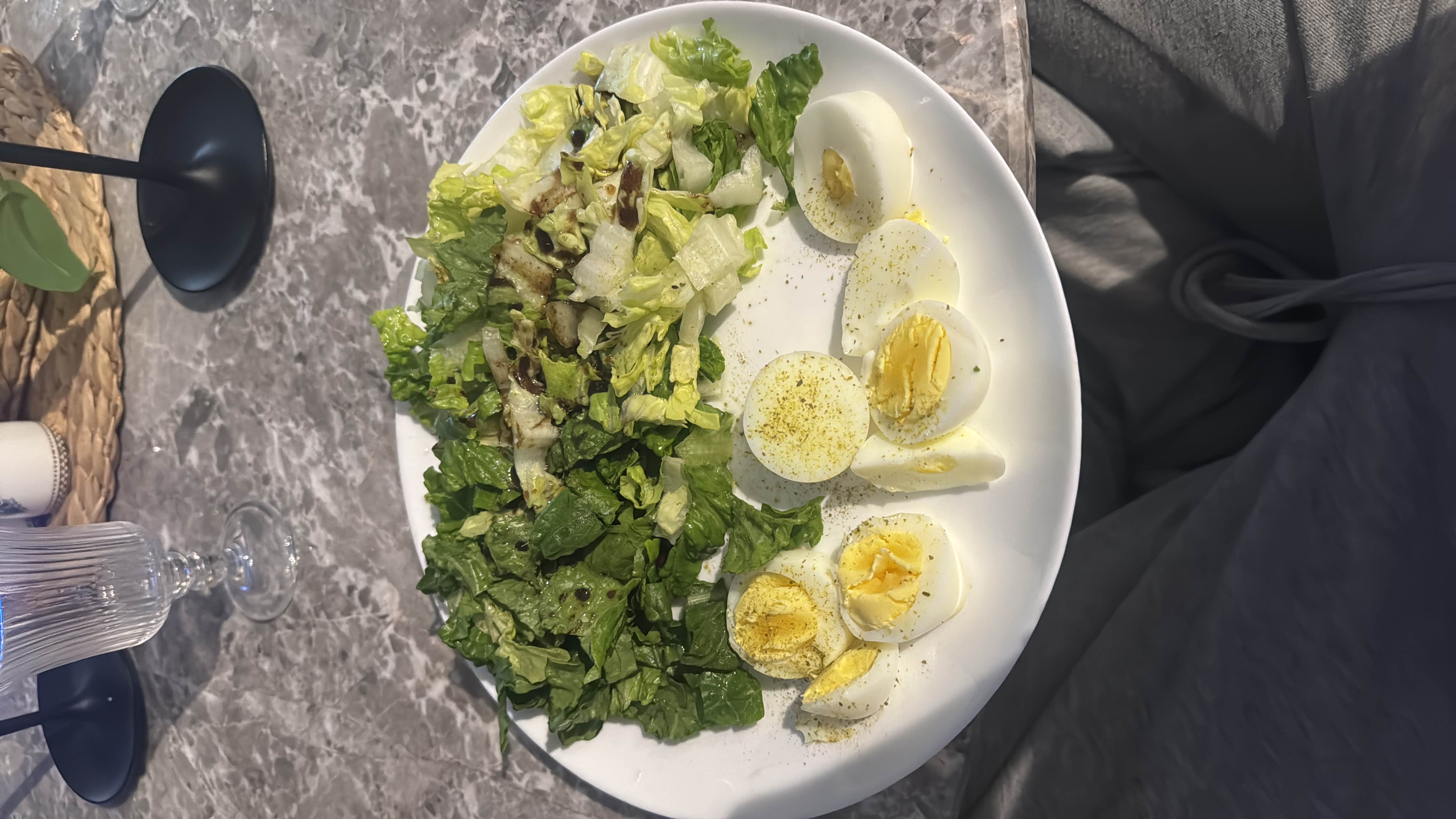 Egg and Green Salad