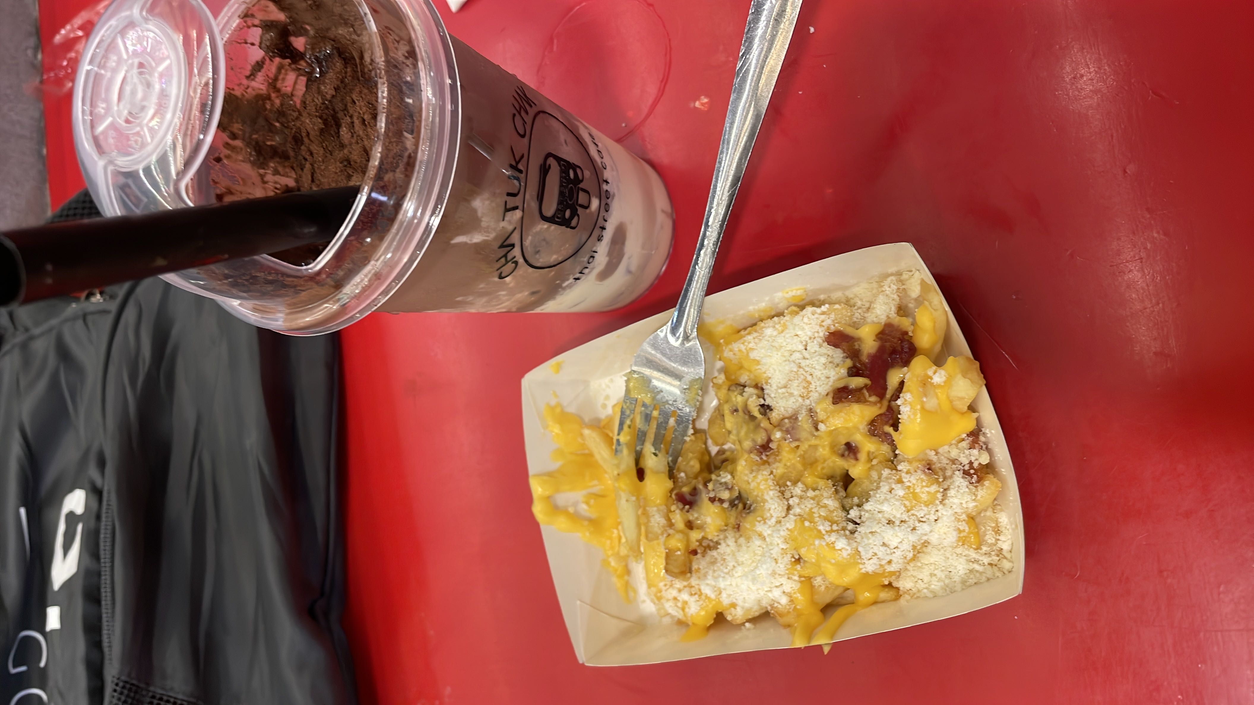 Cheese Bacon Fries & Shake